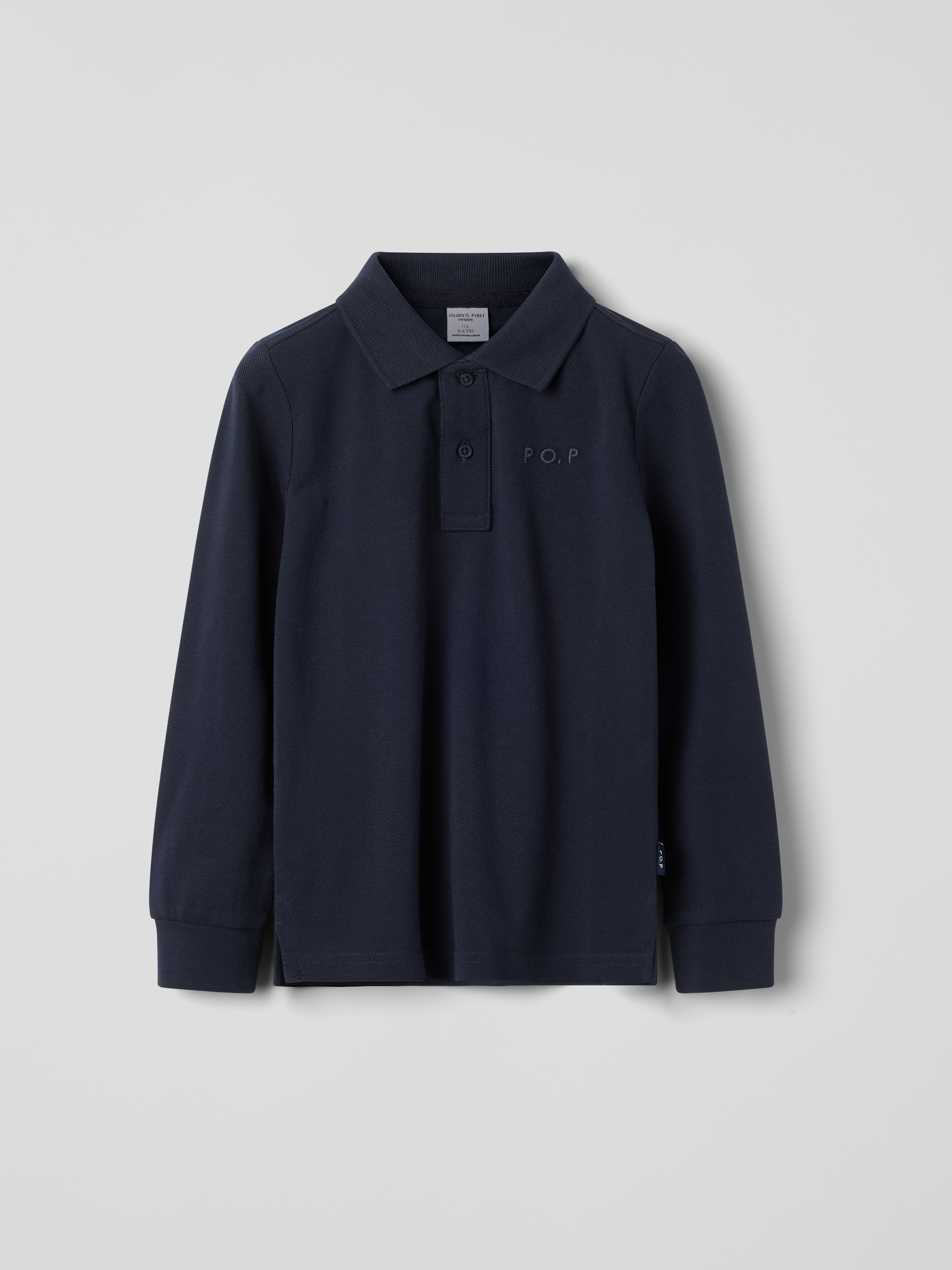 Långärmad pikétröja | barnklader - klader - overdelar - langarmade-t-shirts | BabyMode