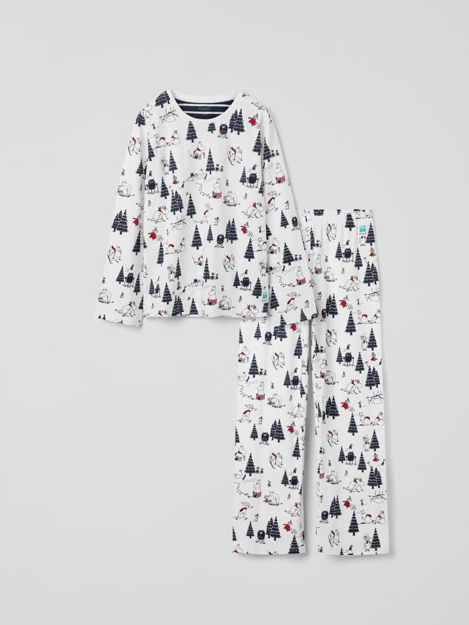 Tvådelad vuxen pyjamas Mumin