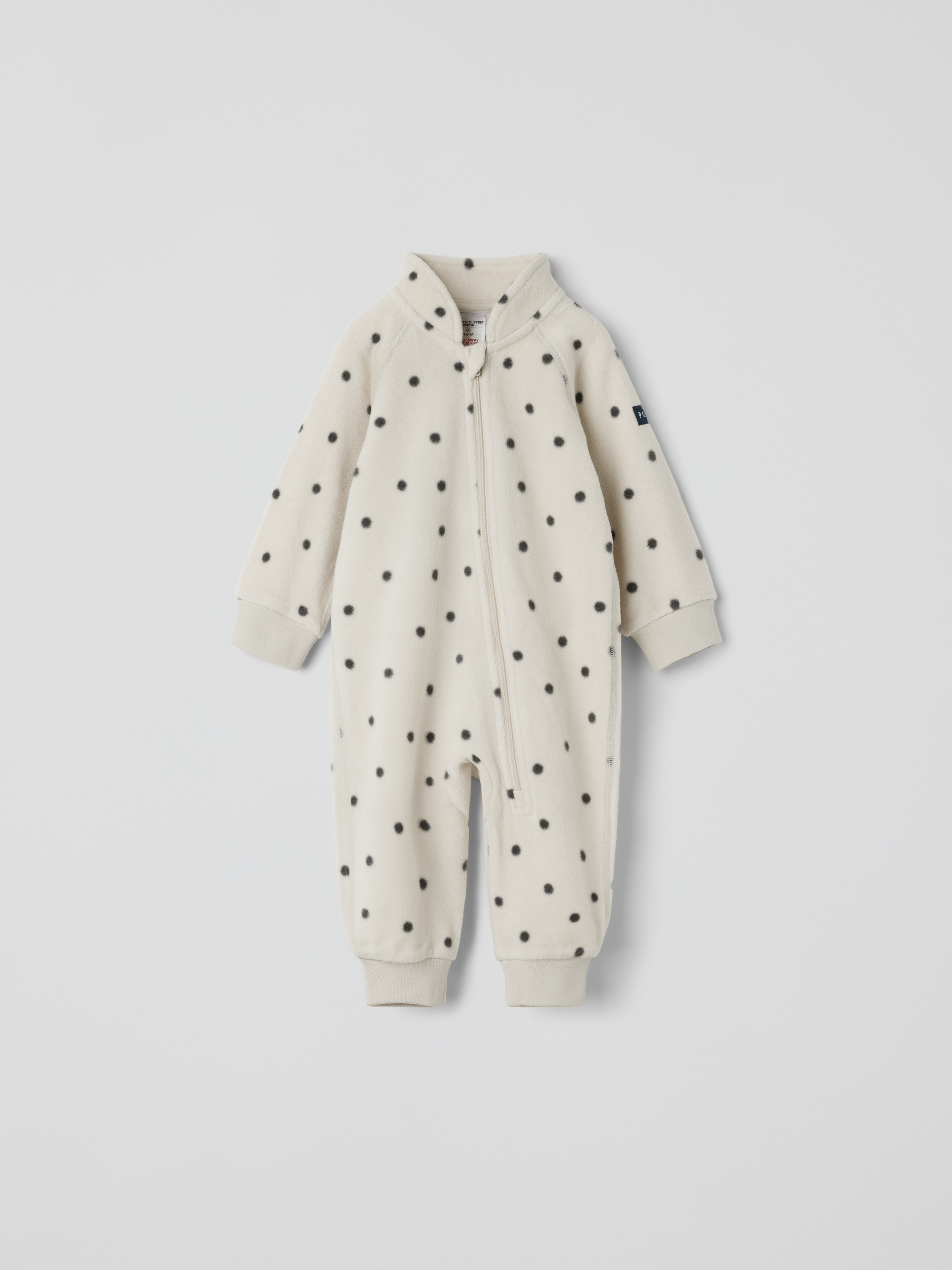 Fleeceoverall prickig | barnklader - ytterklader | BabyMode