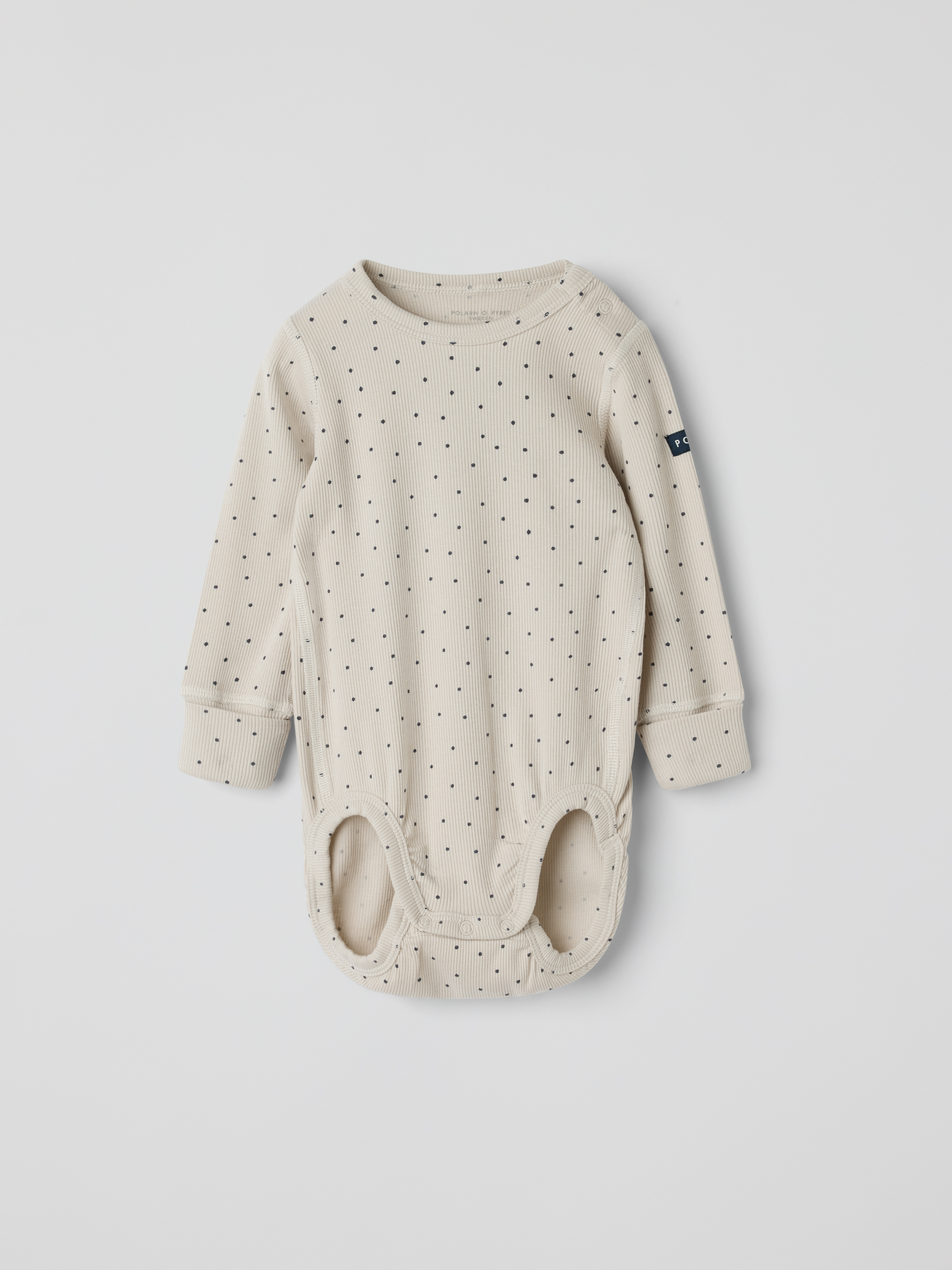 Ribbad body prickig | barnklader - klader - bodys | BabyMode