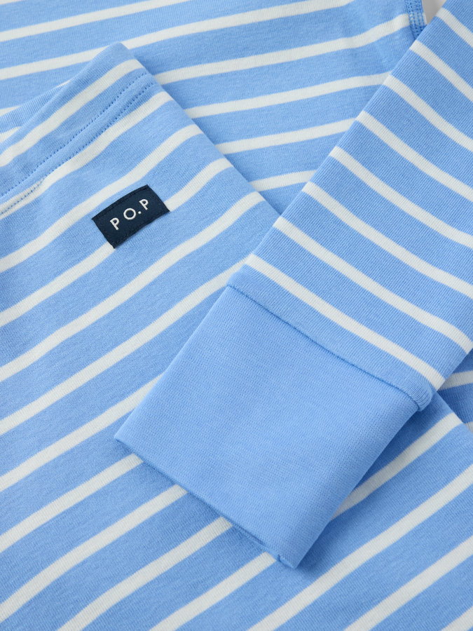 Byxa och tröja randig vuxen