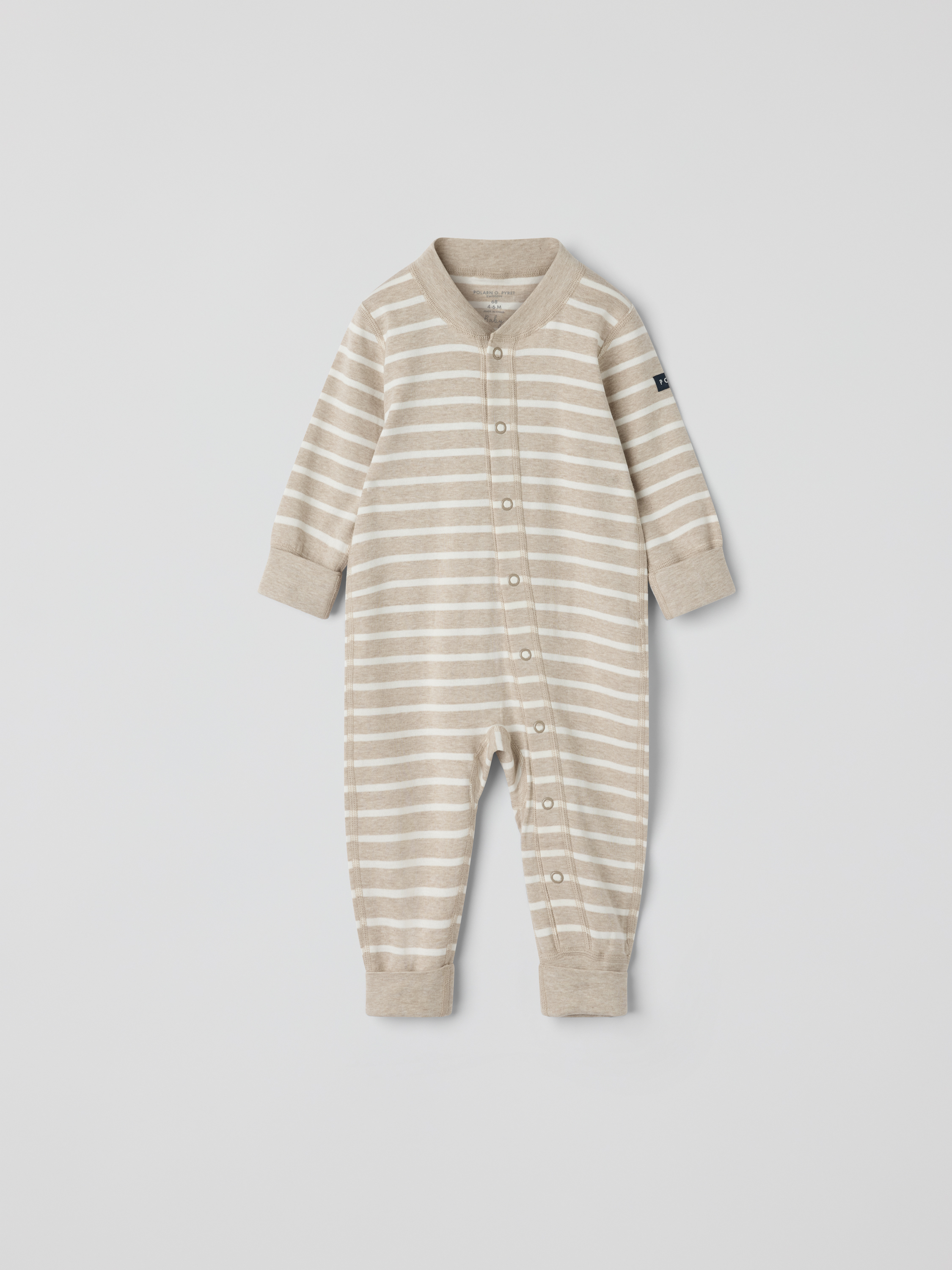 Trikåoverall randig | barnklader - klader - sparkdrakt-overall | BabyMode