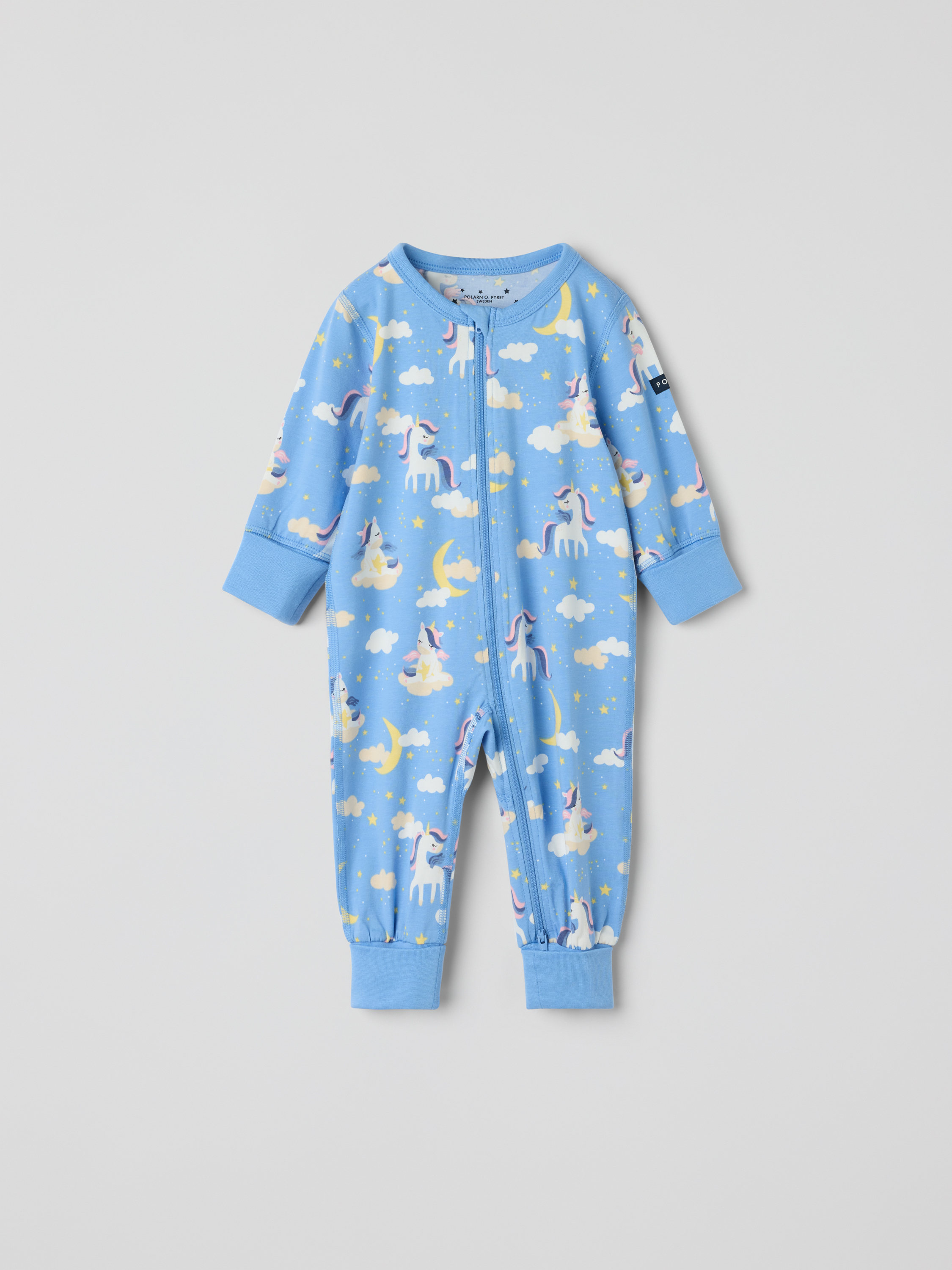 Pyjamasoverall enhörningar
