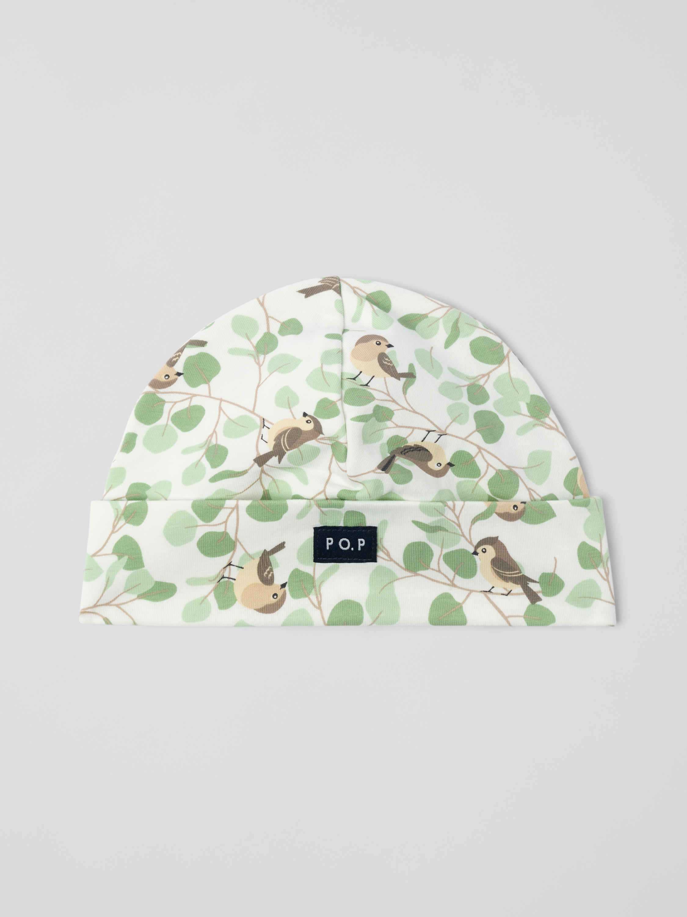 Trikåmössa fåglar | barnklader - accessoarer - mossor | BabyMode