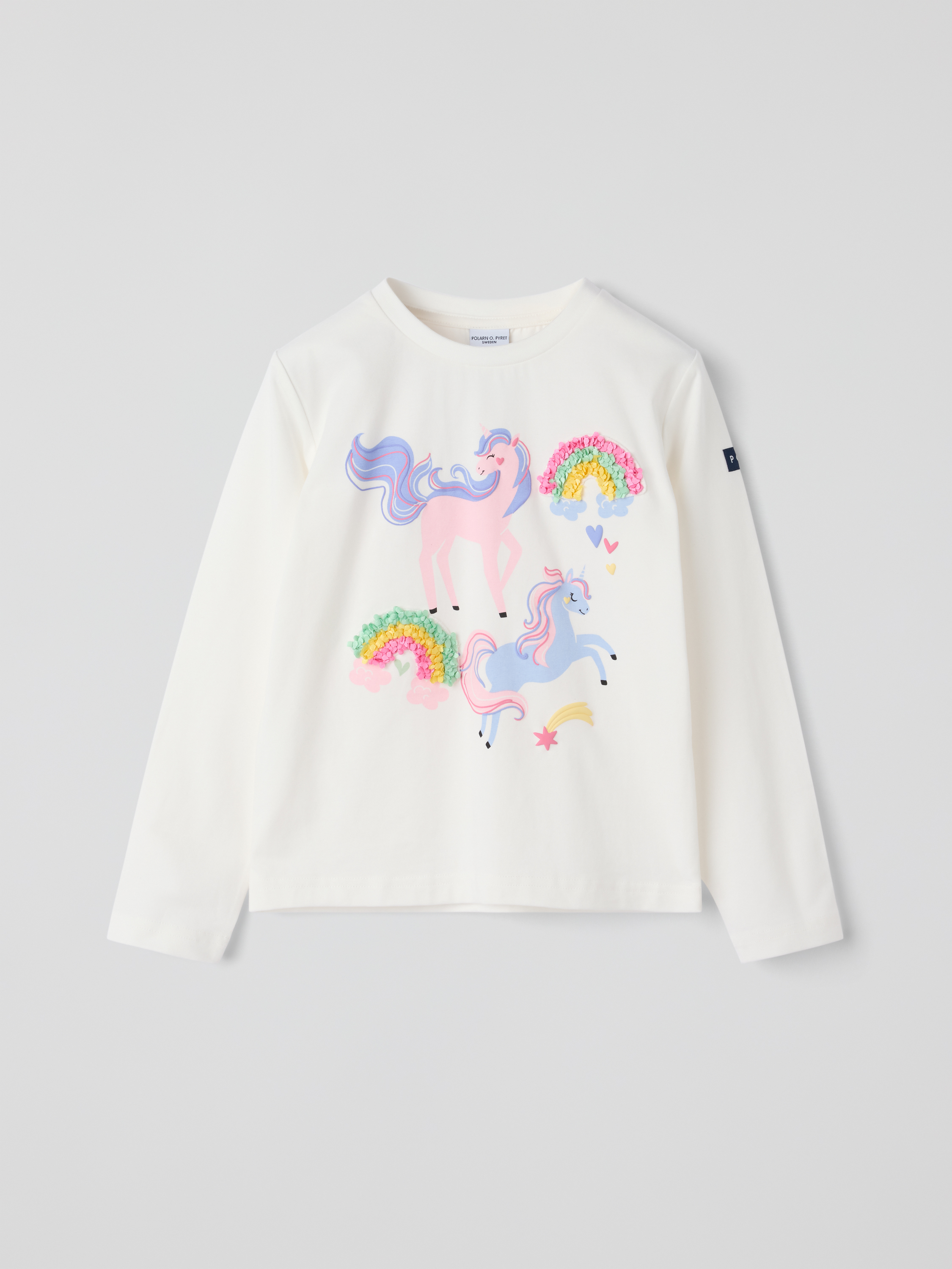 Långärmad t-shirt enhörning