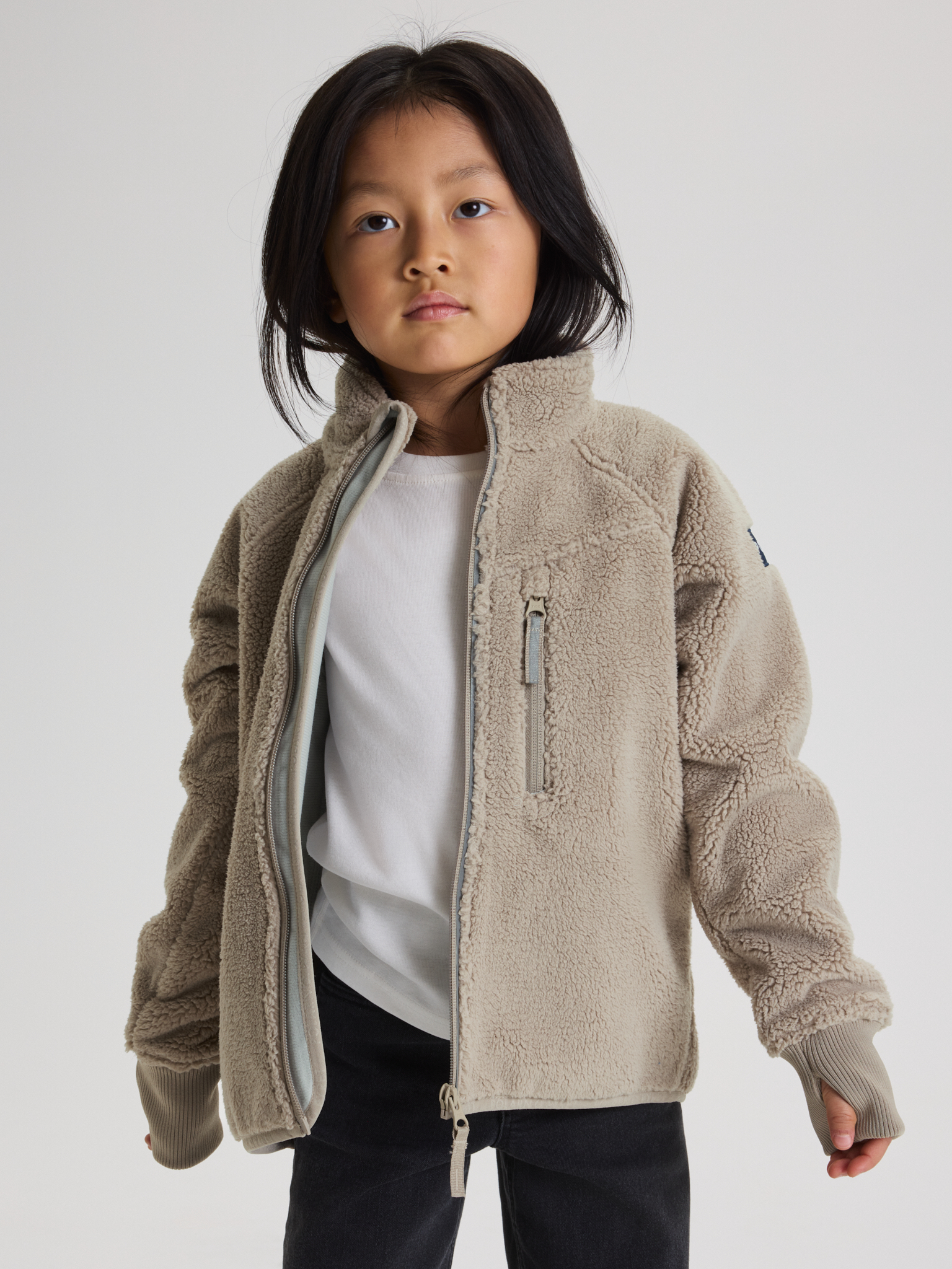 Vindtät pilefleecejacka | barnklader - ytterklader - jackor | BabyMode