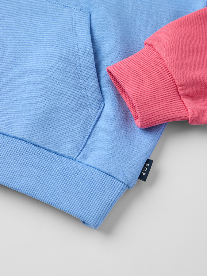 Sweatshirt med ficka