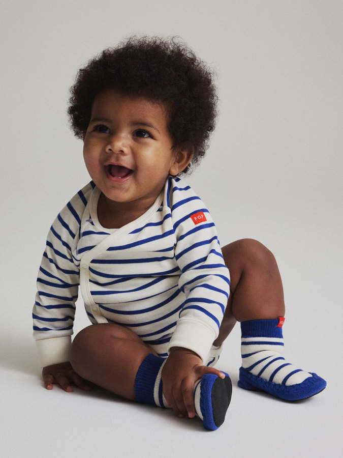 Förlängningsbar omlottbody randig Förlängningsbar omlottbody randig