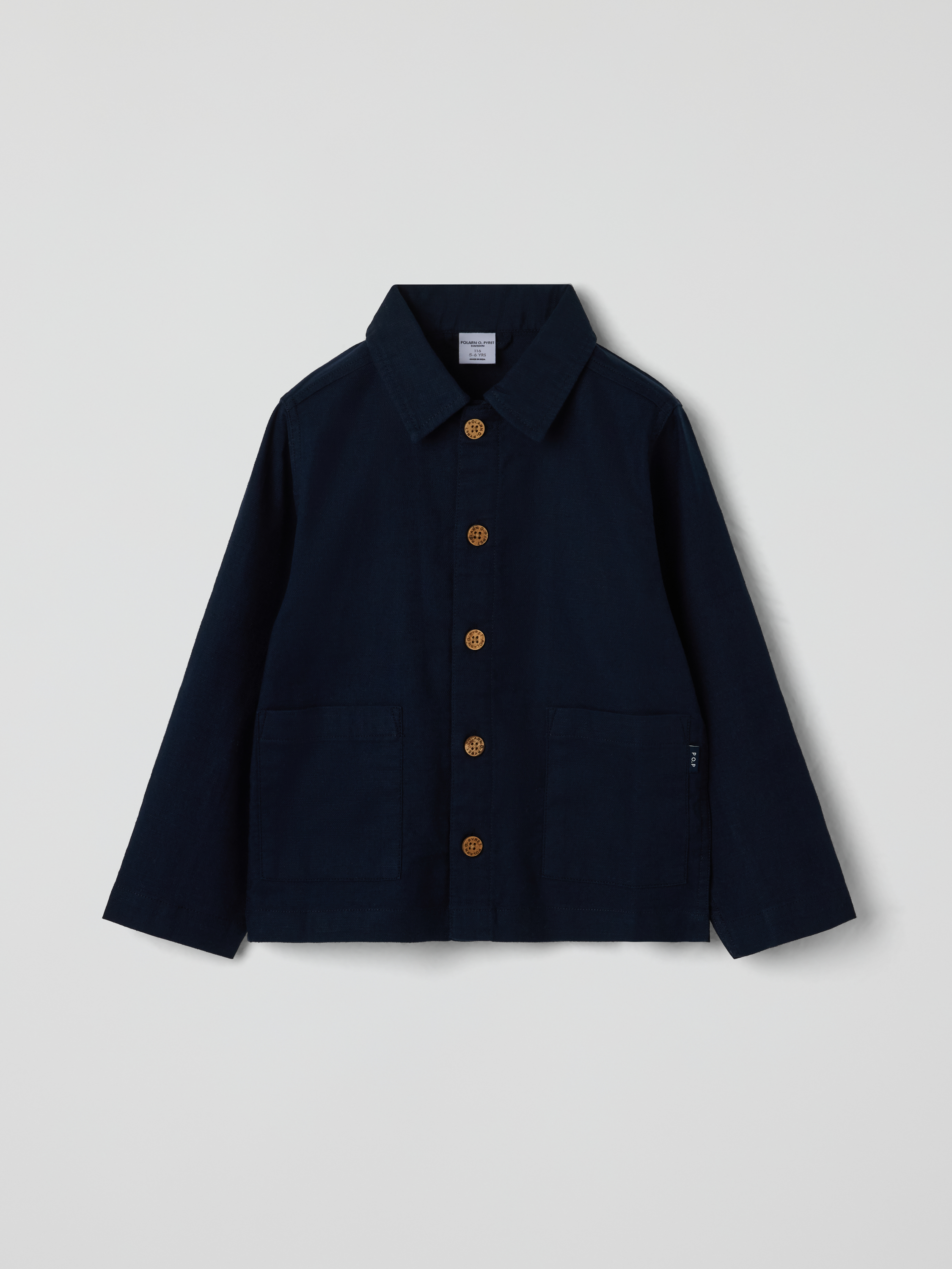Overshirt Med Fickor M rkbl Overshirt Med Fickor M rkbl
