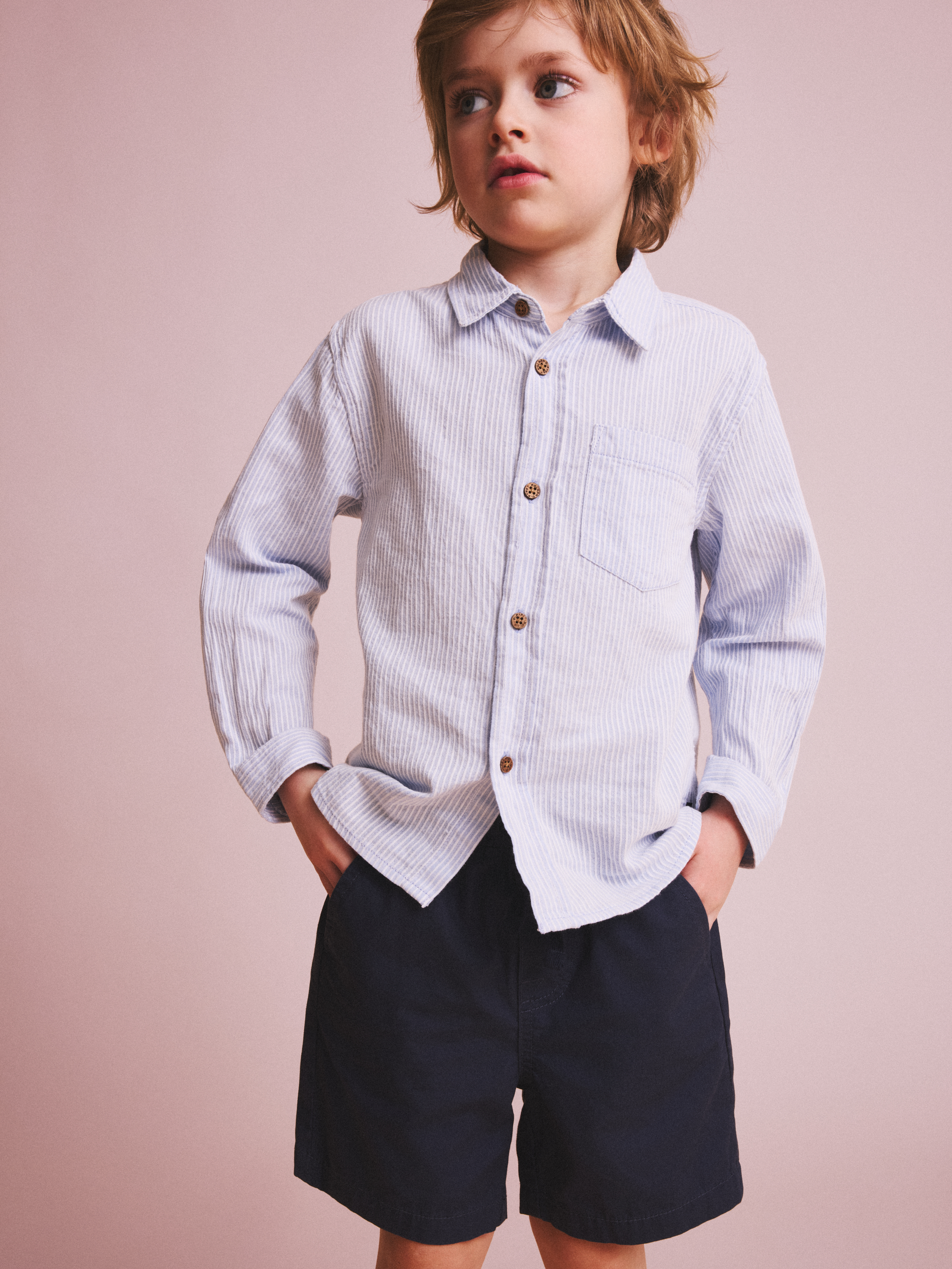 Skjorta randig | barnklader - klader - overdelar - skjortor-blusar | BabyMode