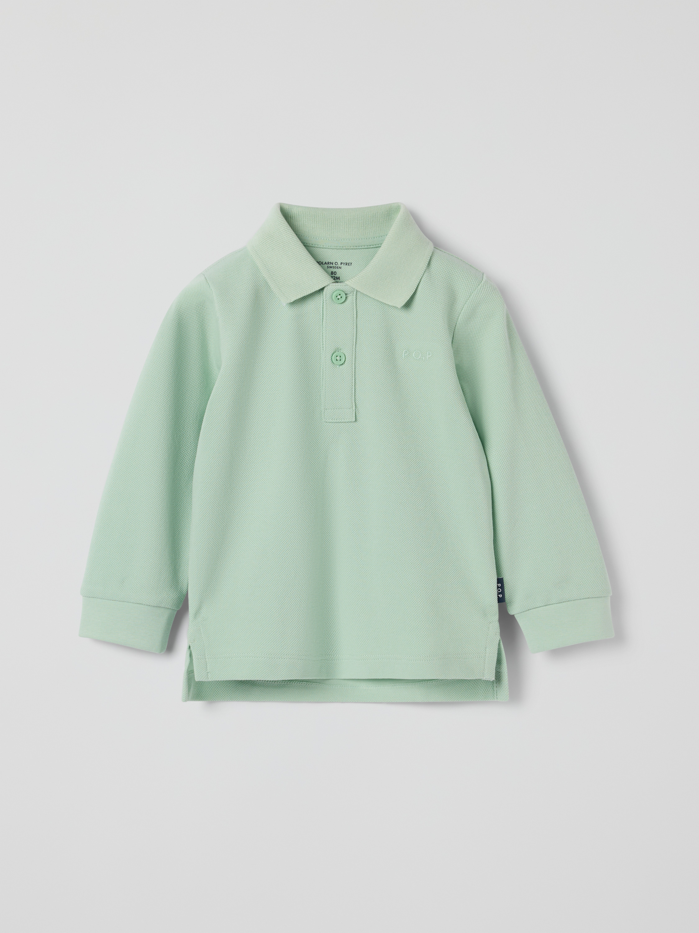 Långärmad pikétröja | barnklader - klader - overdelar - langarmade-t-shirts | BabyMode