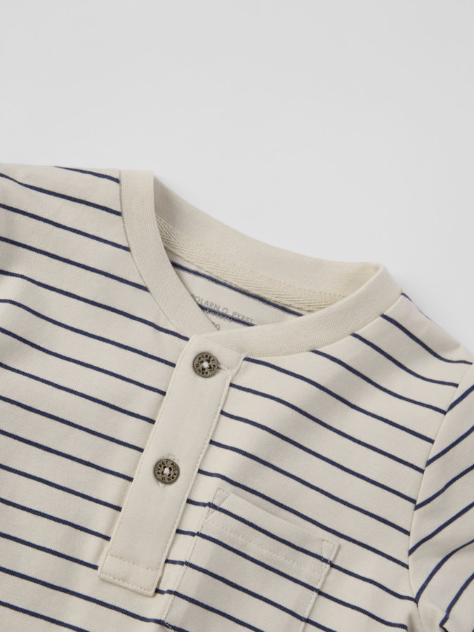 Långärmad t-shirt randig