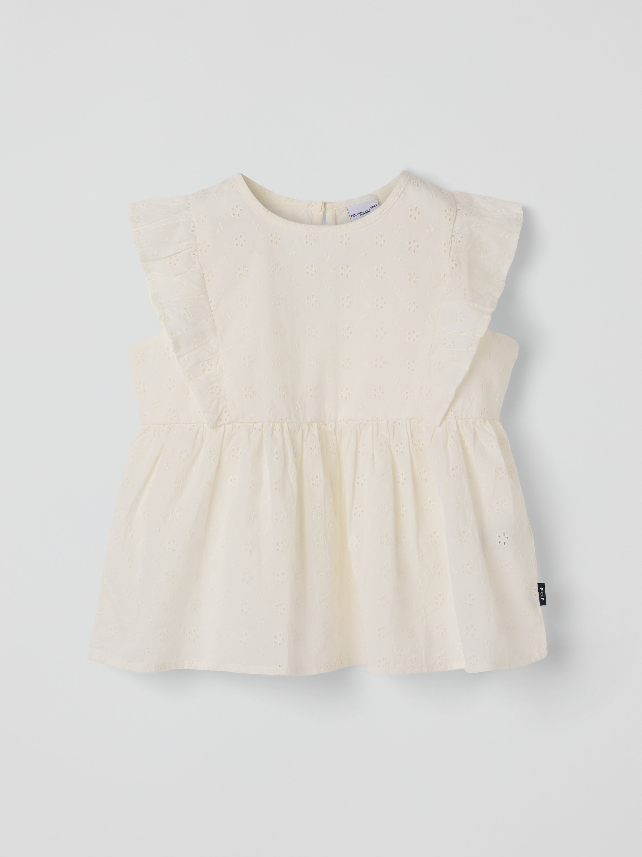 Vävd blus med volanger | barnklader - klader - overdelar - skjortor-blusar | BabyMode