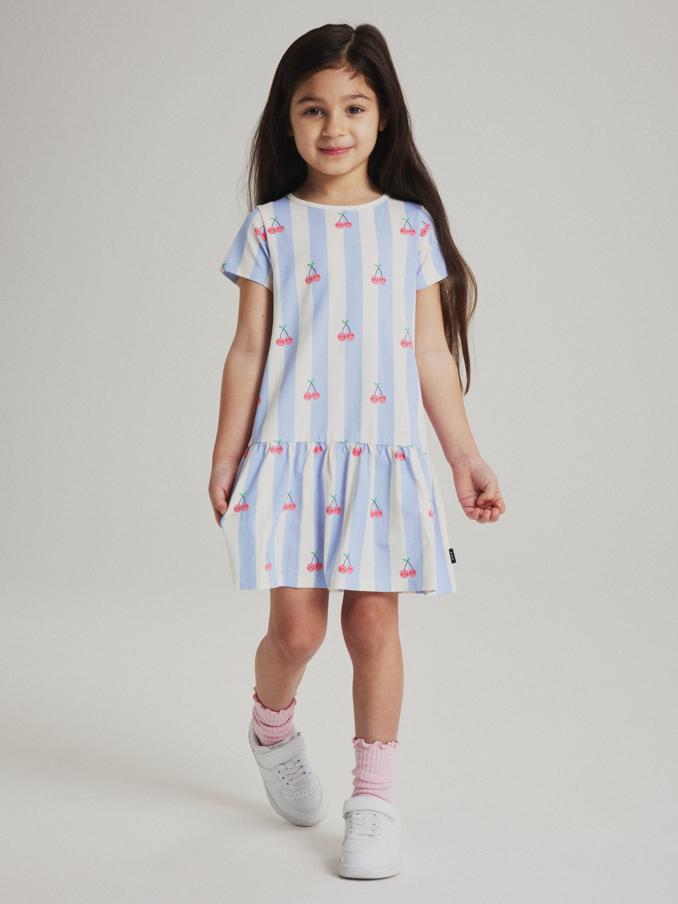 Klänning randig | barnklader - klader - klanningar | BabyMode