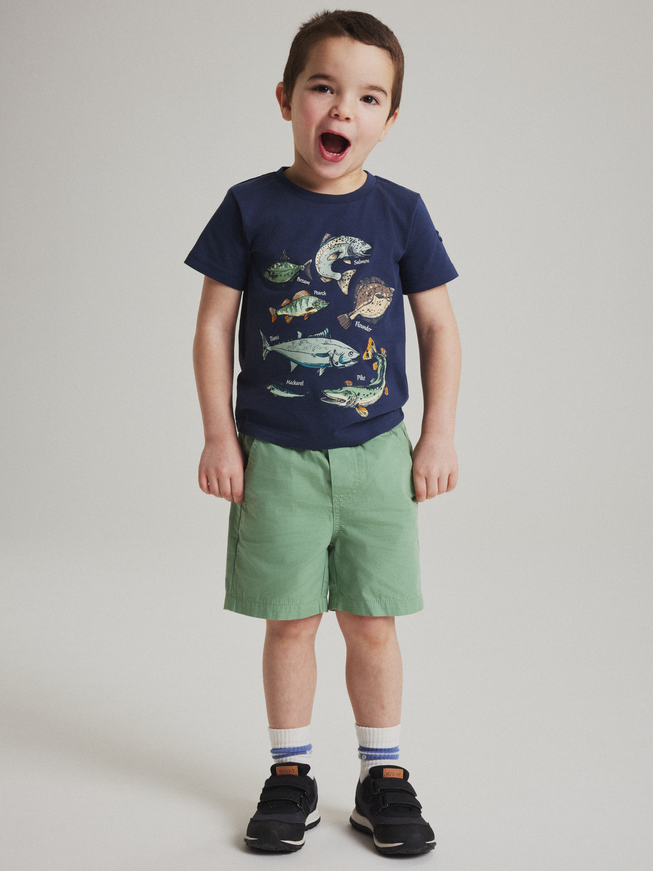 Shorts vävda
