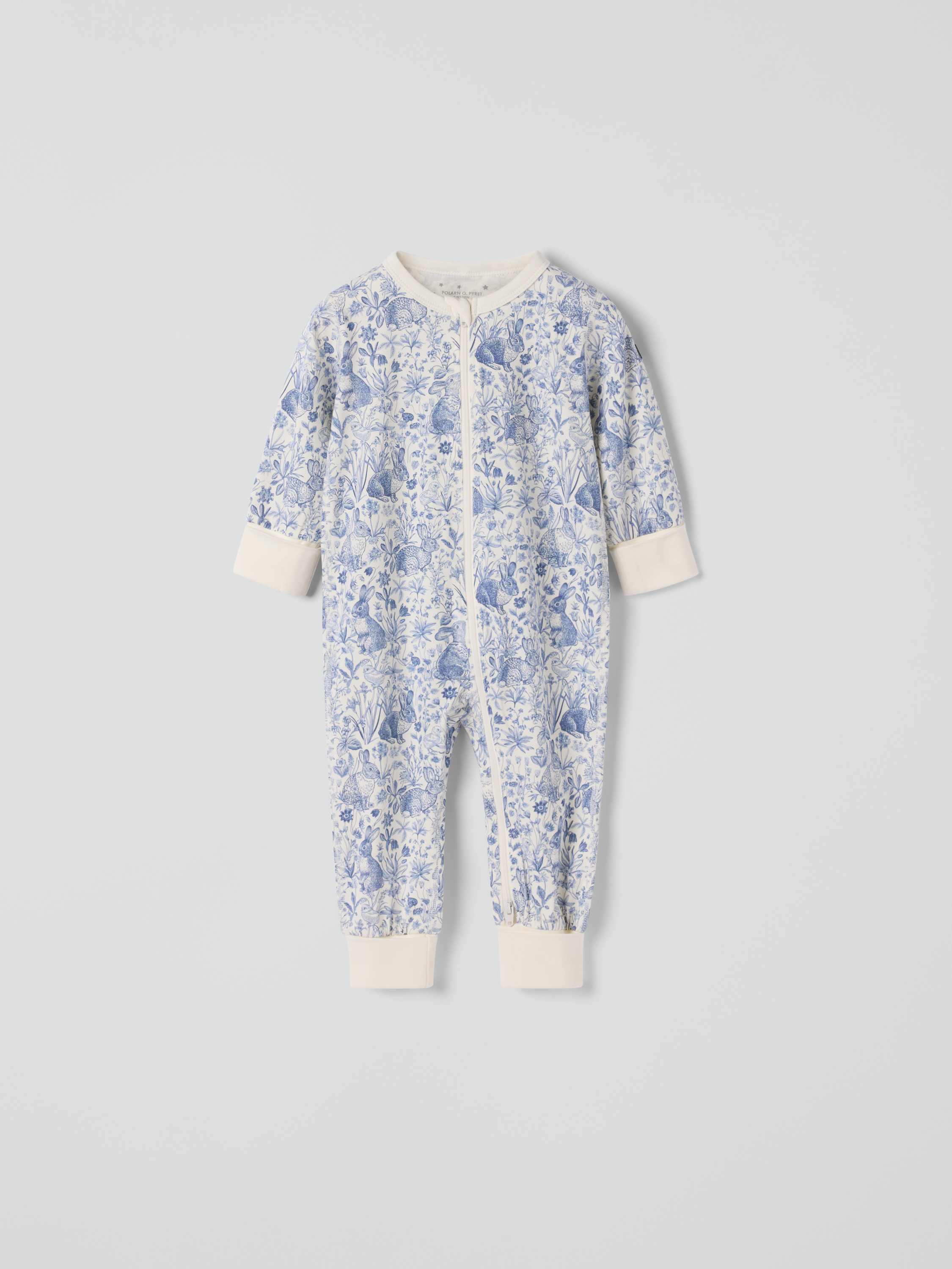 Pyjamasoverall blommig | barnklader - pyjamas-nattlinnen - pyjamas | BabyMode