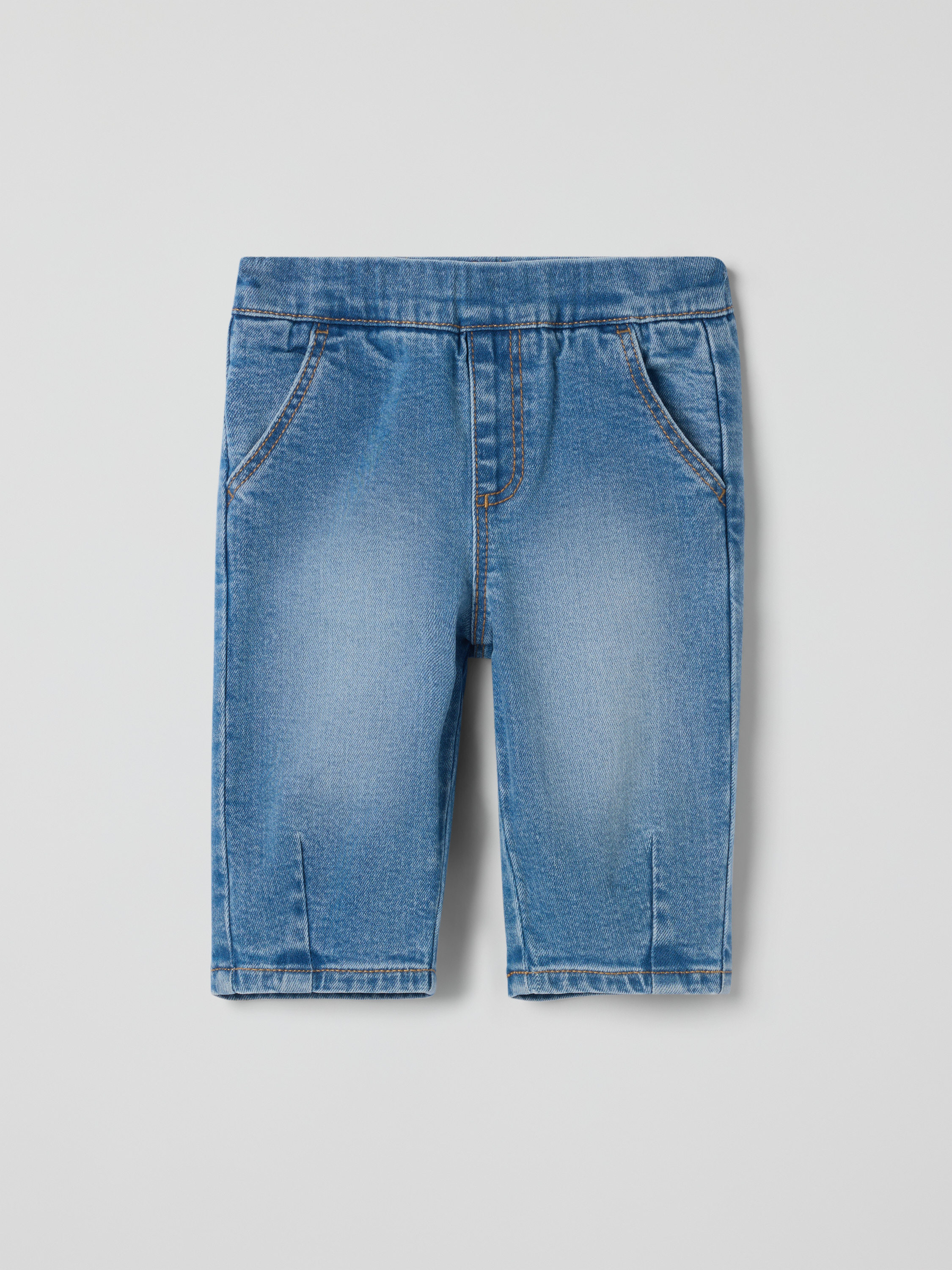 Dra på byxa denim baby | barnklader - klader - underdelar - byxor | BabyMode