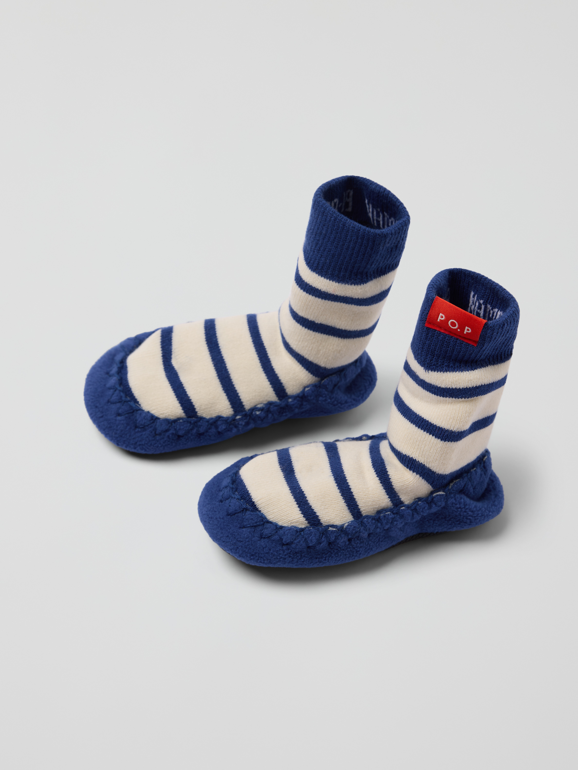 Mockasiner randiga | barnklader | BabyMode