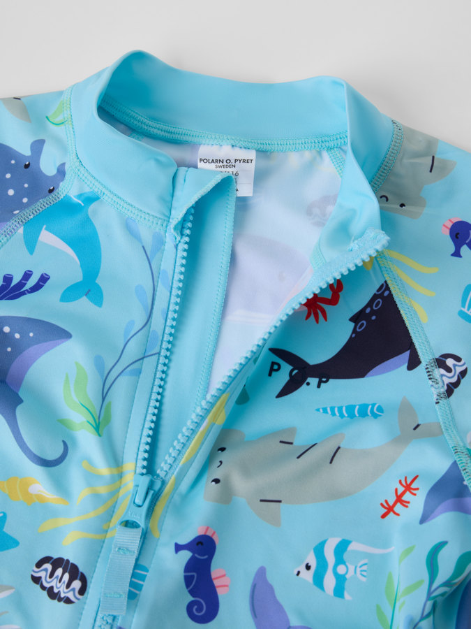 Kortärmad UV-dräkt vattendjur