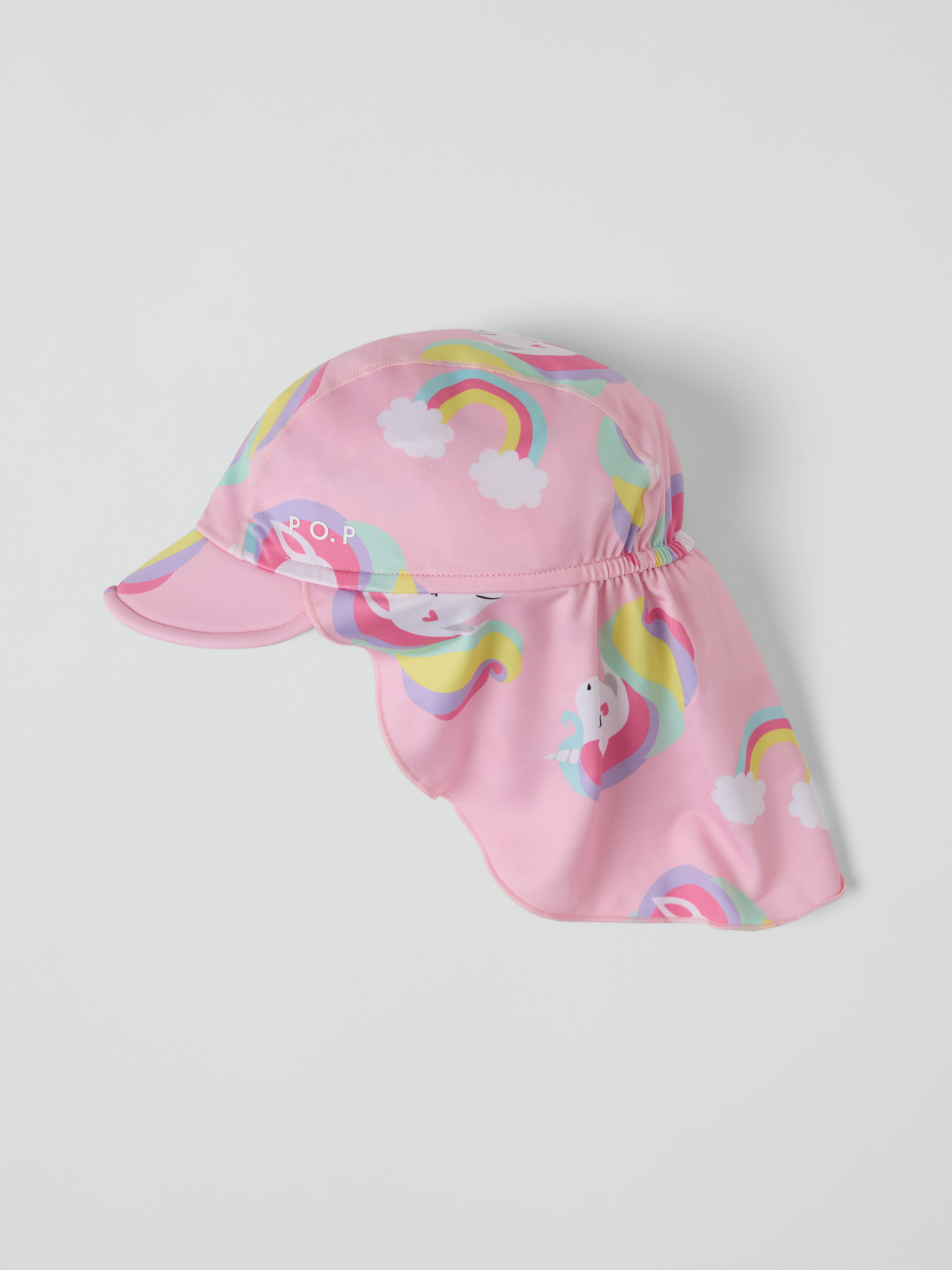 UV-keps med nackskydd enhörningar | barnklader | BabyMode