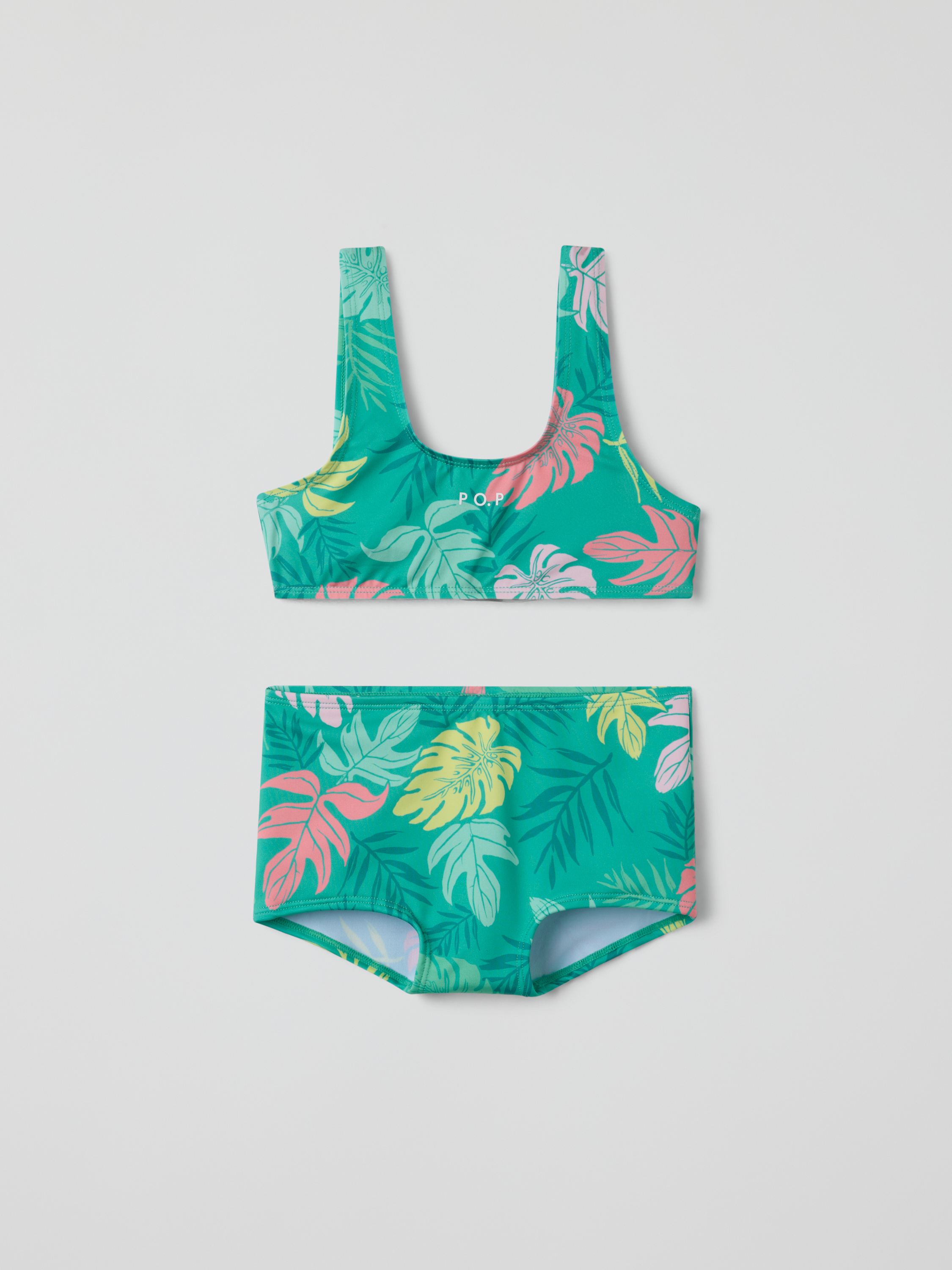 Polarn O Pyret - Bikini palmblad - Gul