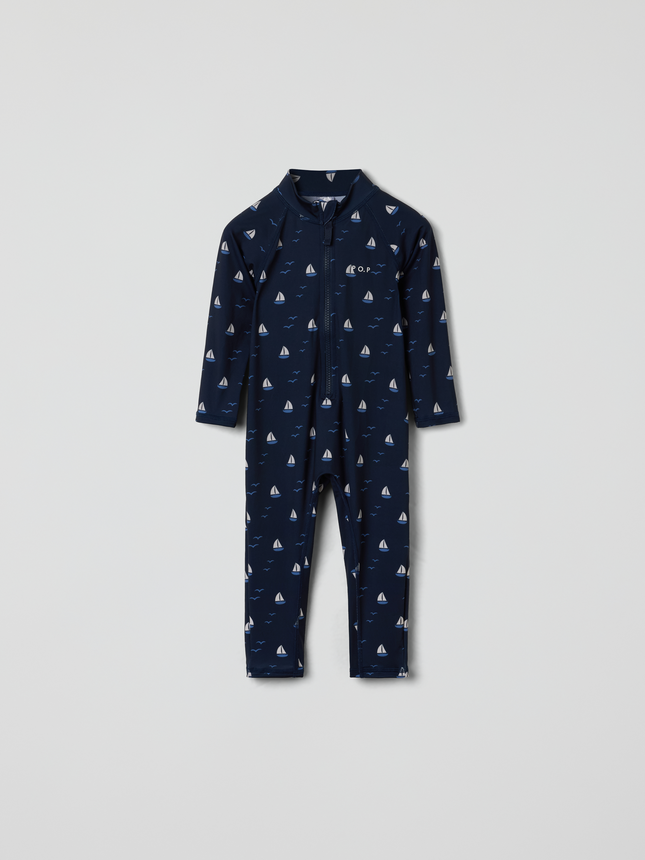 Långärmad UV-dräkt segelbåtar | barnklader - badklader-uv-klader - uv-klader | BabyMode