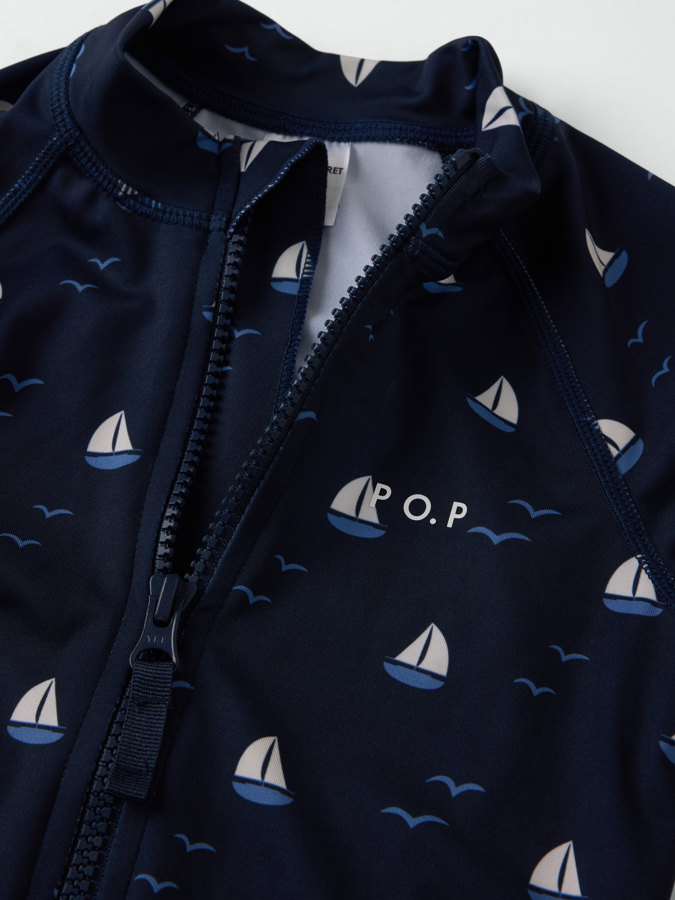 Långärmad UV-dräkt segelbåtar