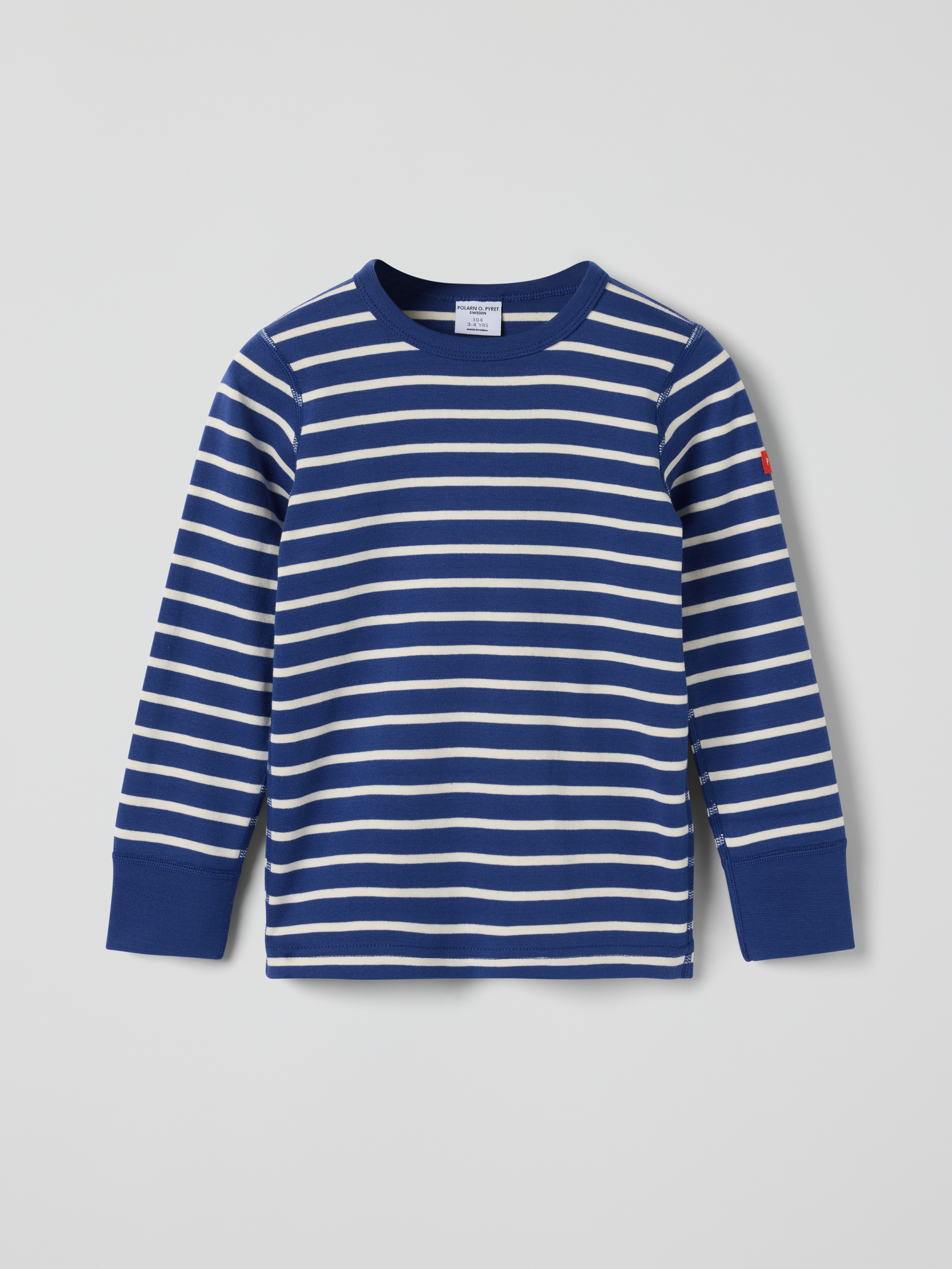 Långärmad t-shirt randig