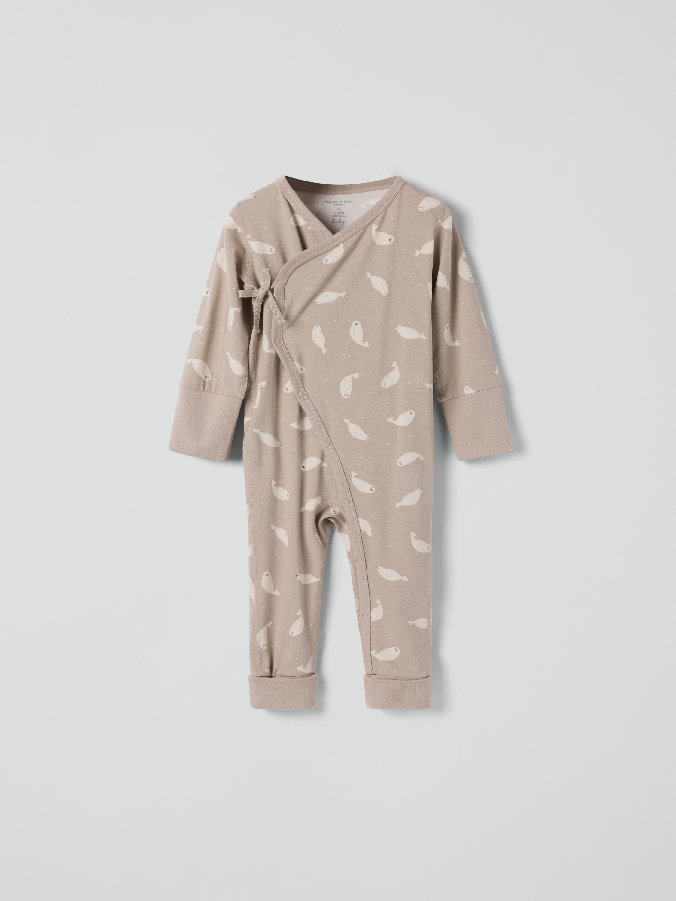 Omlottoverall sälar | barnklader - klader - sparkdrakt-overall | BabyMode