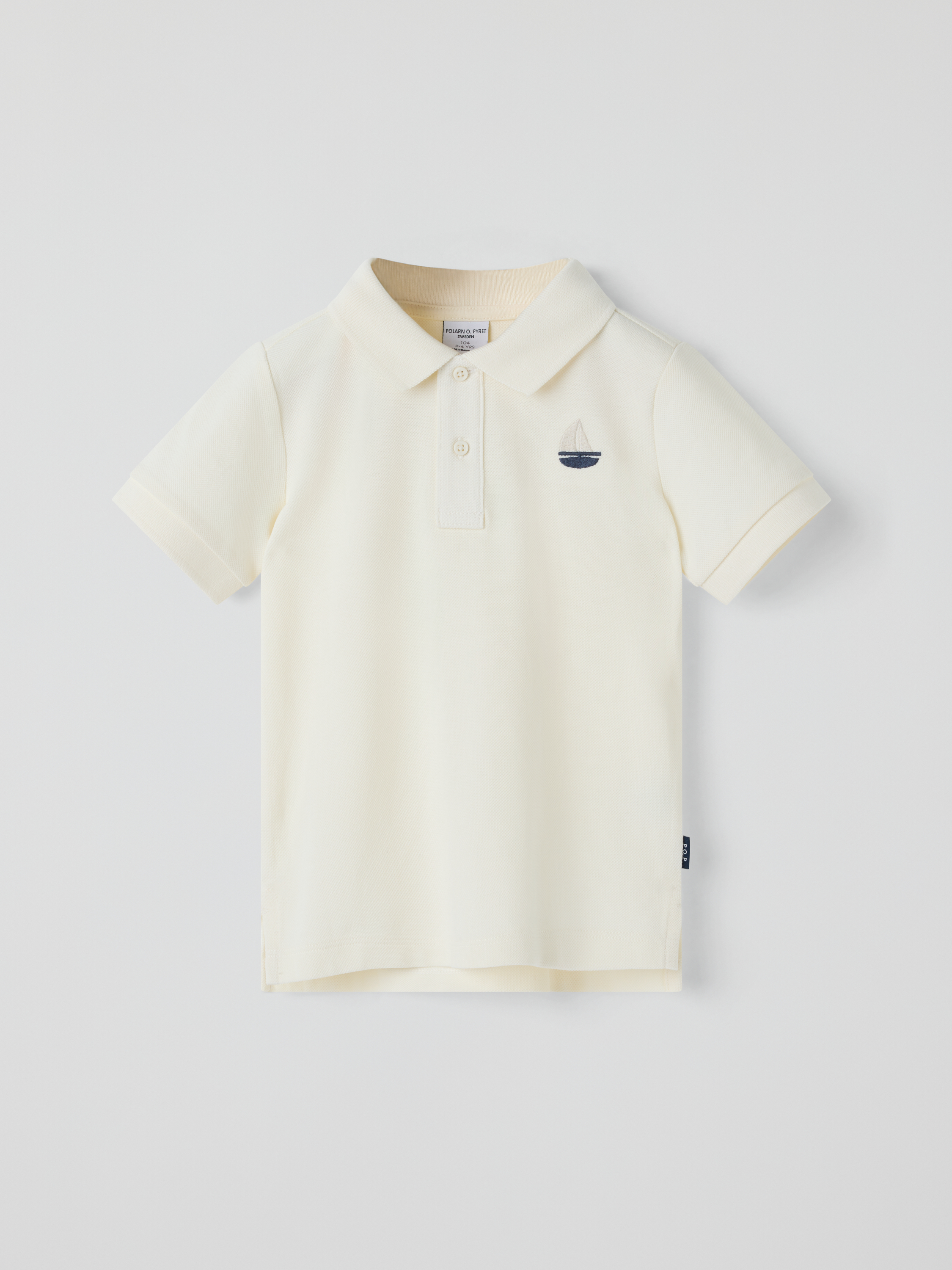 Pikétröja segelbåt | barnklader - klader - overdelar - t-shirts-linnen | BabyMode