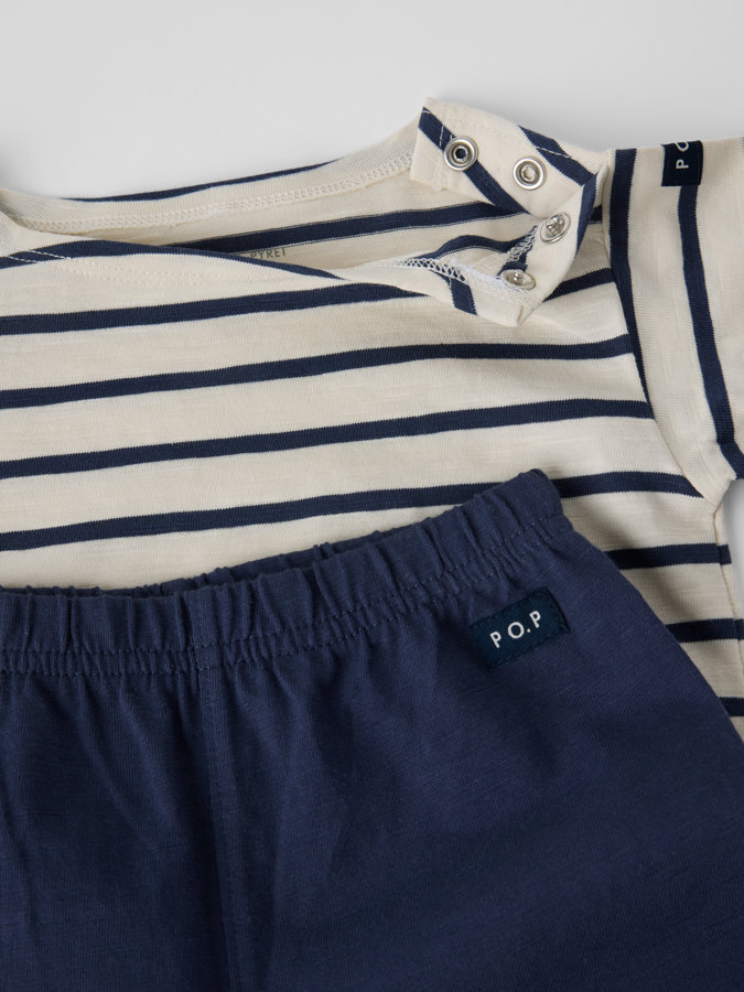 Set med body och shorts randigt Set med body och shorts randigt