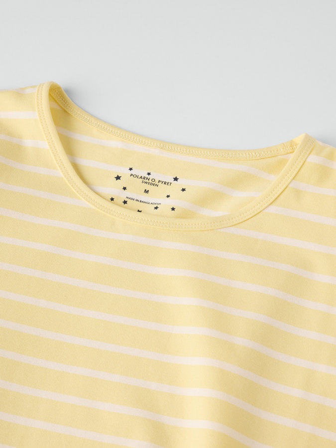 Kortärmat vuxen nattlinne randigt Kortärmat vuxen nattlinne randigt