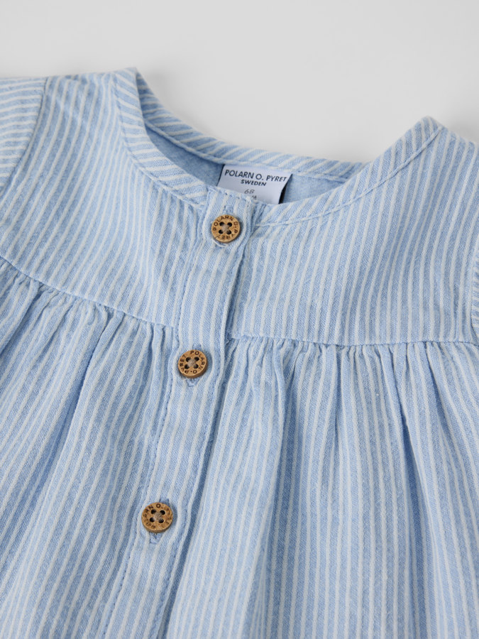 Kortärmad klänning randig Kortärmad klänning randig