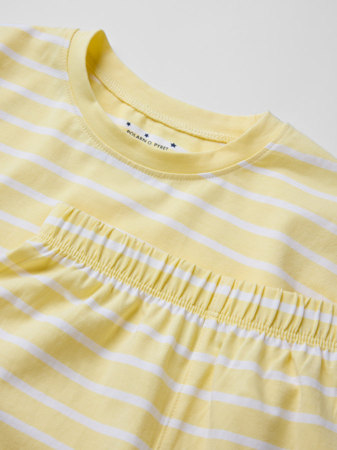 Kortärmad pyjamas randig