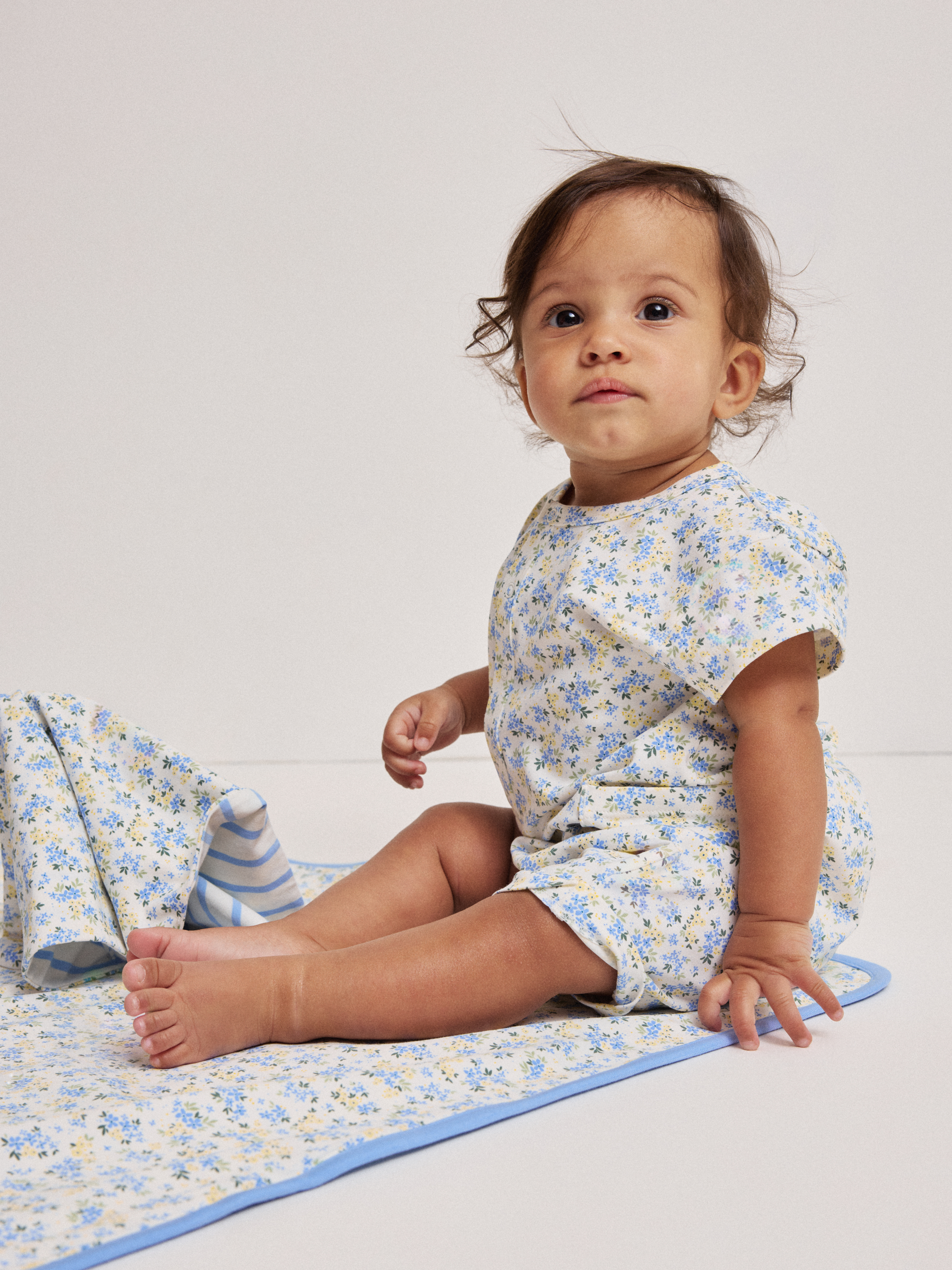 Jumpsuit blommig | barnklader - klader - jumpsuits | BabyMode