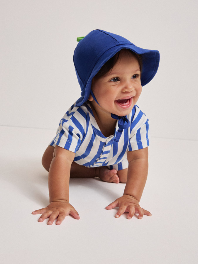 Kortärmad jumpsuit randig Kortärmad jumpsuit randig