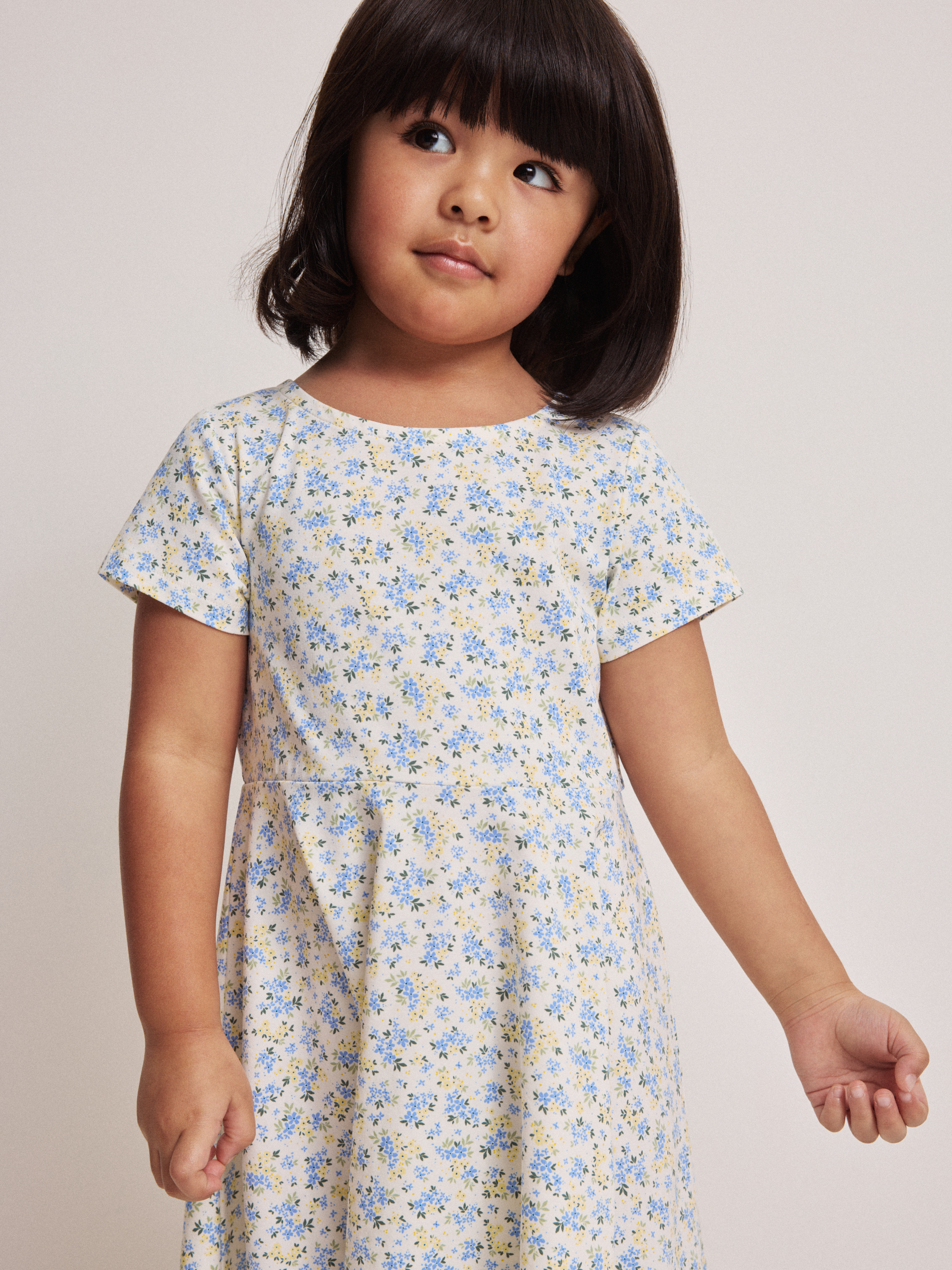 Snurrklänning blommig | barnklader - klader - klanningar | BabyMode