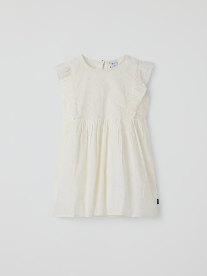 Klänning med volanger