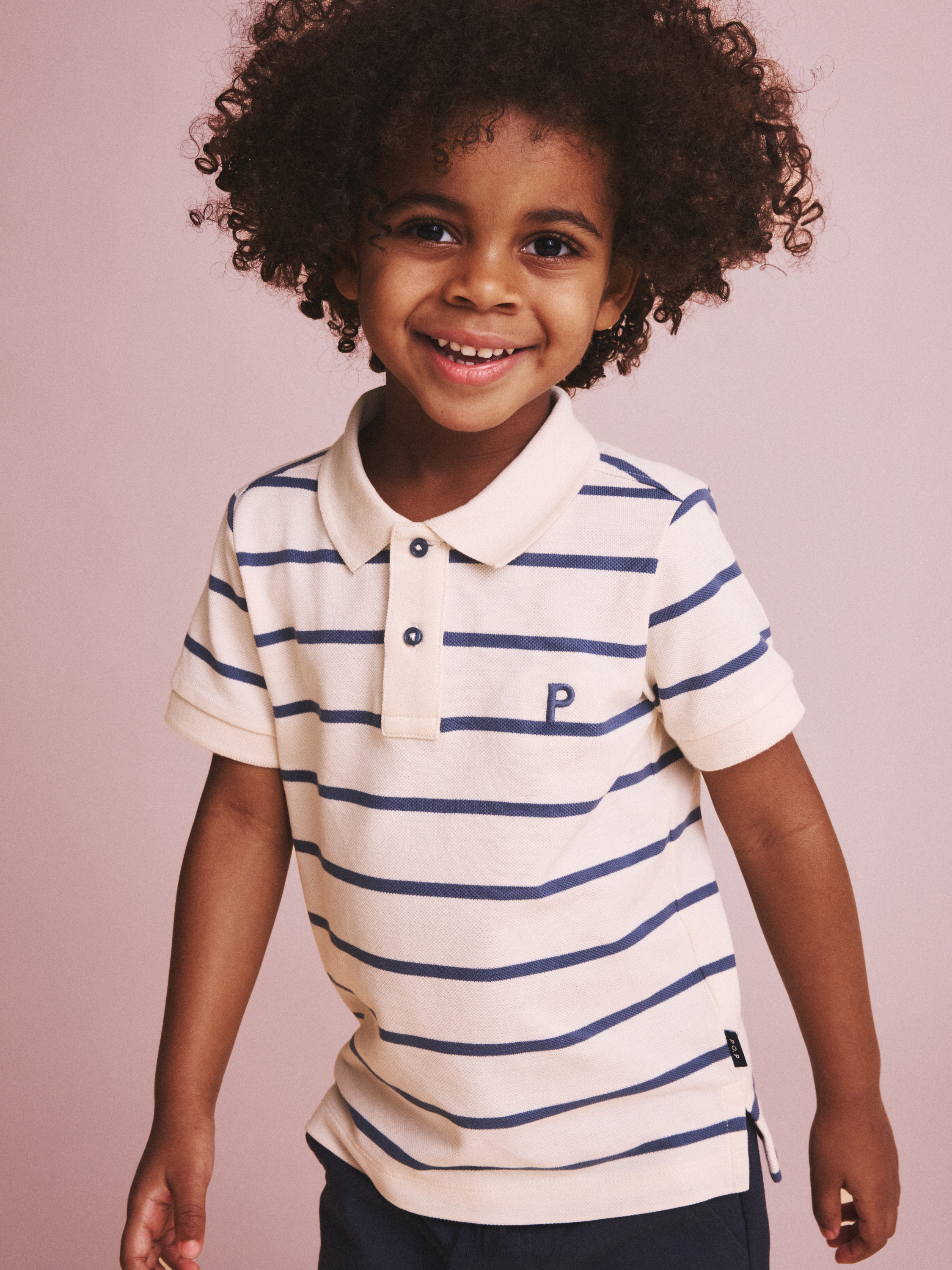 Pikétröja randig | barnklader - klader - overdelar - t-shirts-linnen | BabyMode