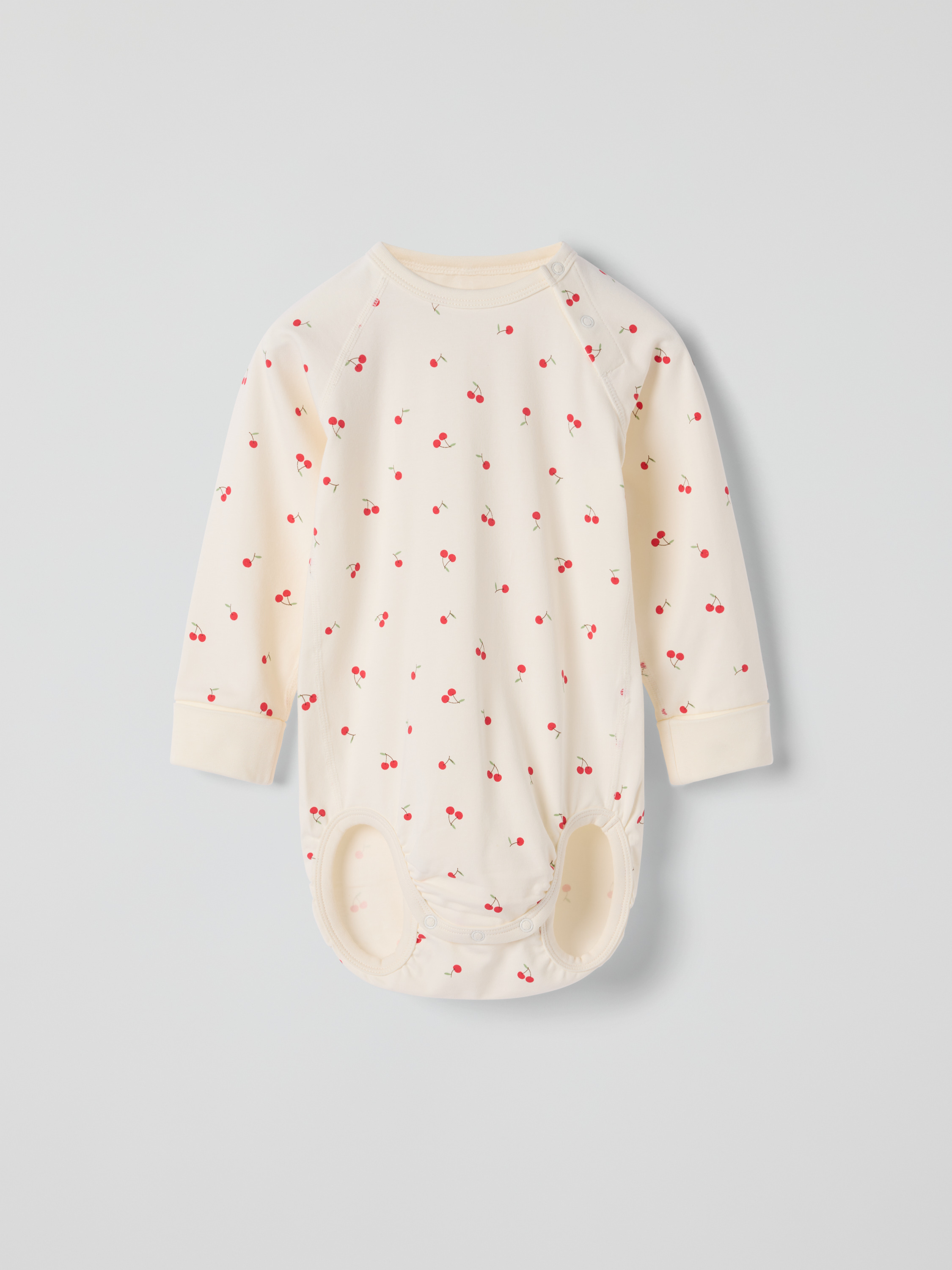 Förlängningsbar body körsbär | barnklader - klader - bodys | BabyMode