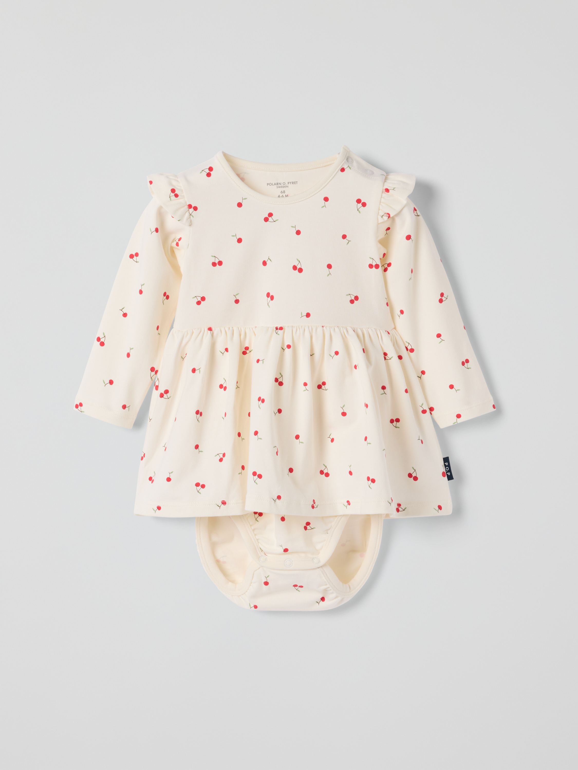 Klänningsbody körsbär | barnklader - klader - bodys | BabyMode