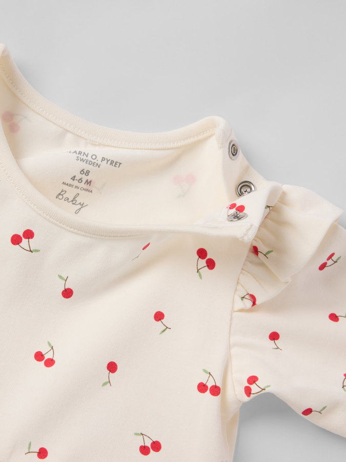 Klänningsbody körsbär