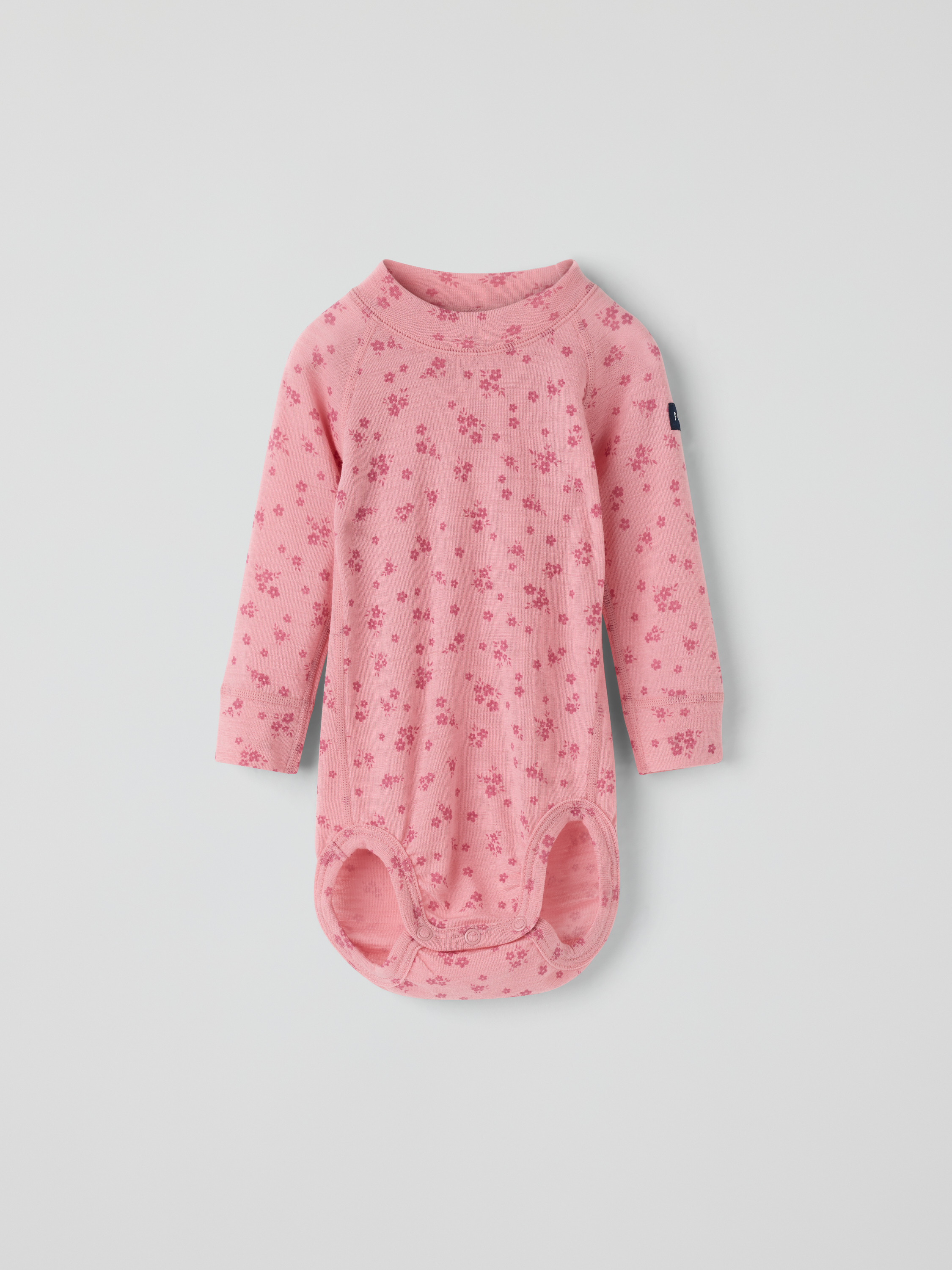 Långärmad body merinoull | barnklader - ytterklader - vinterklader - understall | BabyMode