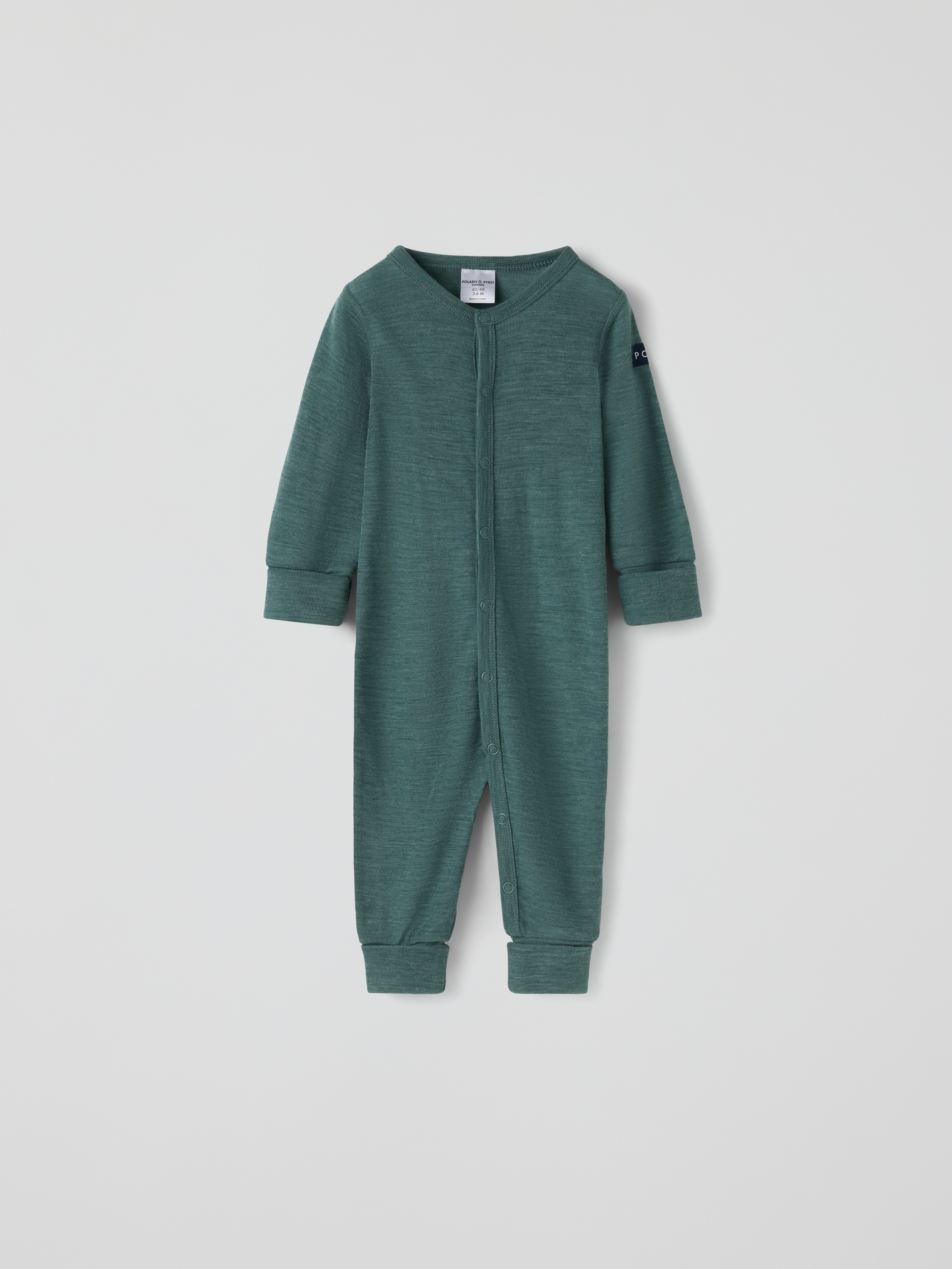 Overall merinoull melange | barnklader - ytterklader - vinterklader - understall | BabyMode