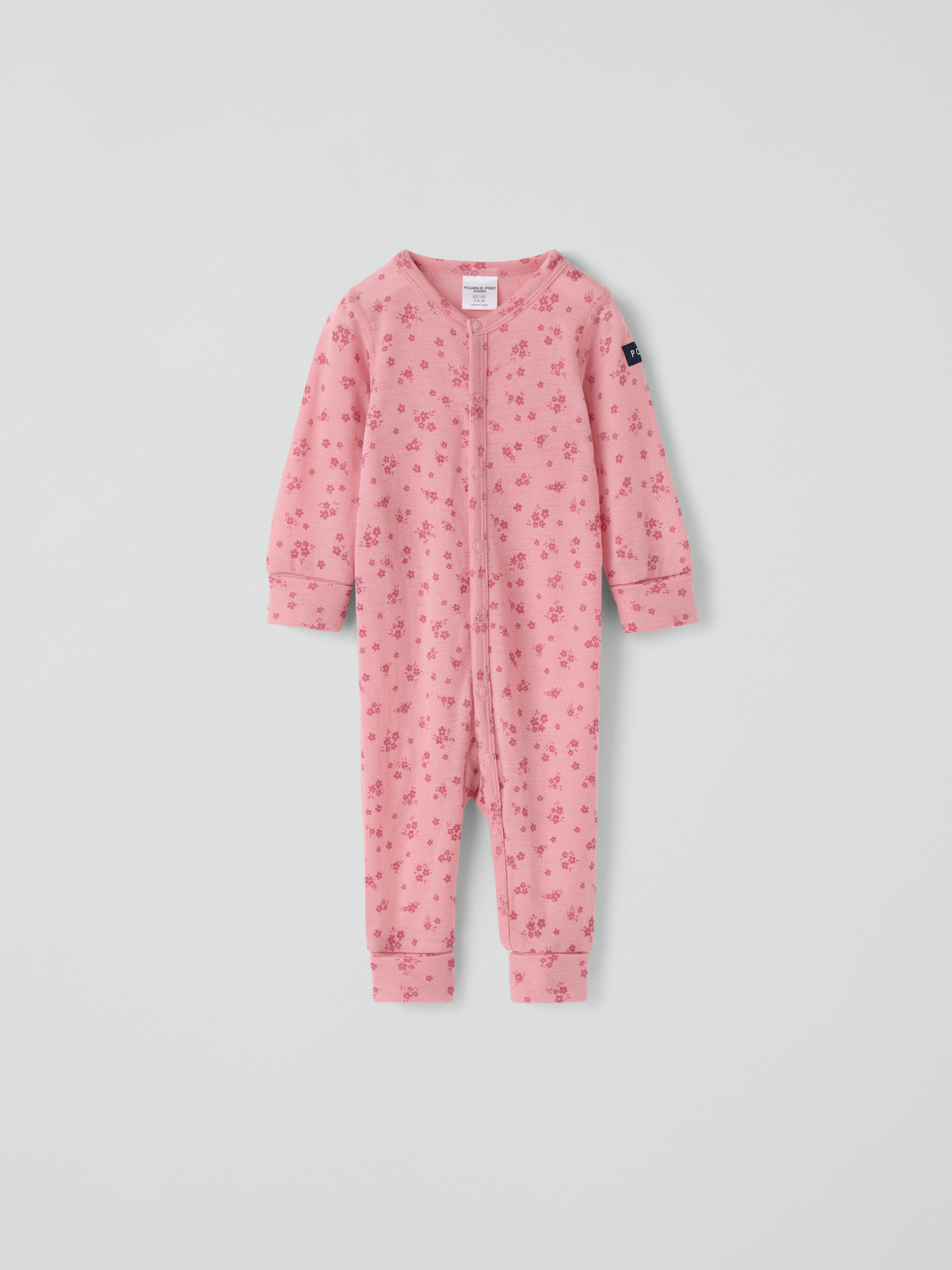 Overall merinoull melange | barnklader - ytterklader - vinterklader - understall | BabyMode