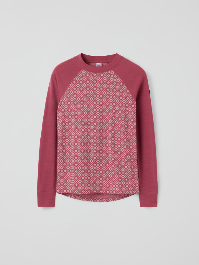 Merinotopp jacquard vuxen