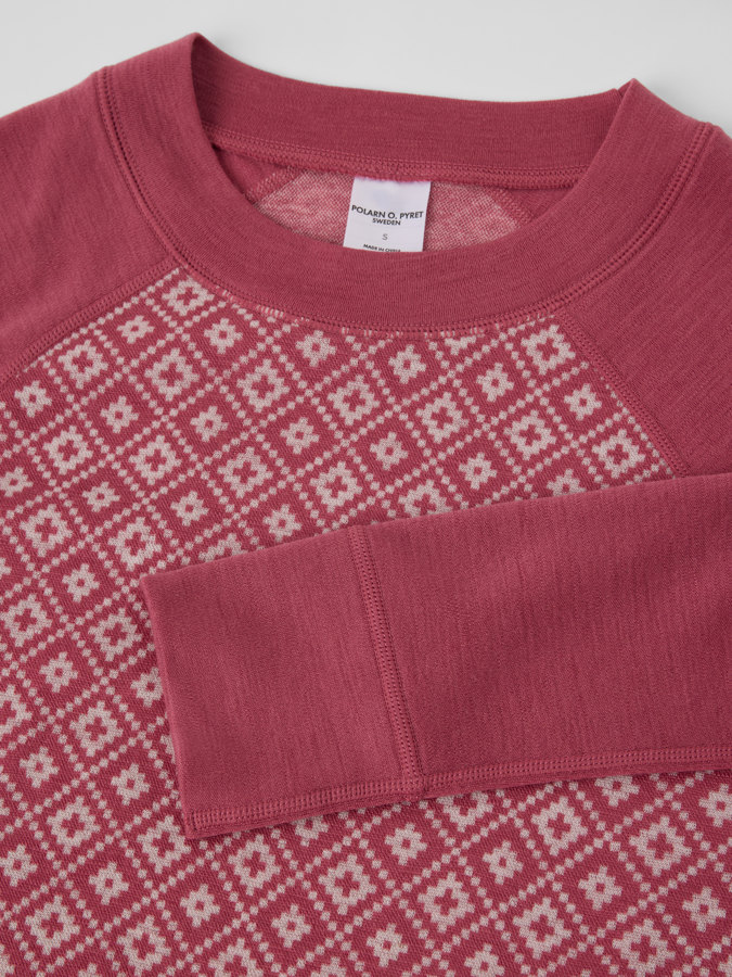 Merinotopp jacquard vuxen