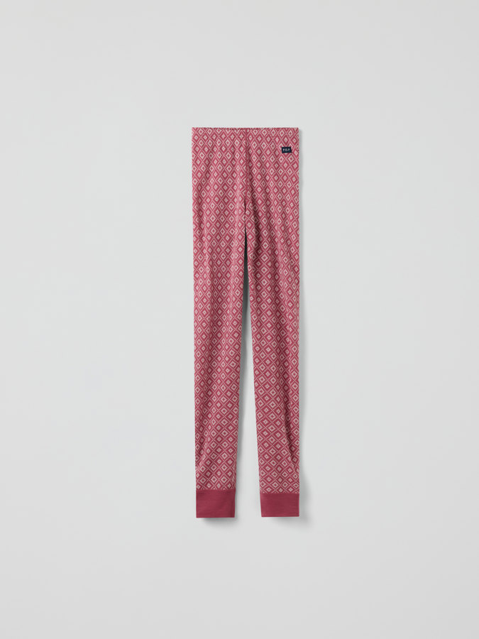 Långkalsonger merinoull jacquard vuxen Långkalsonger merinoull jacquard vuxen