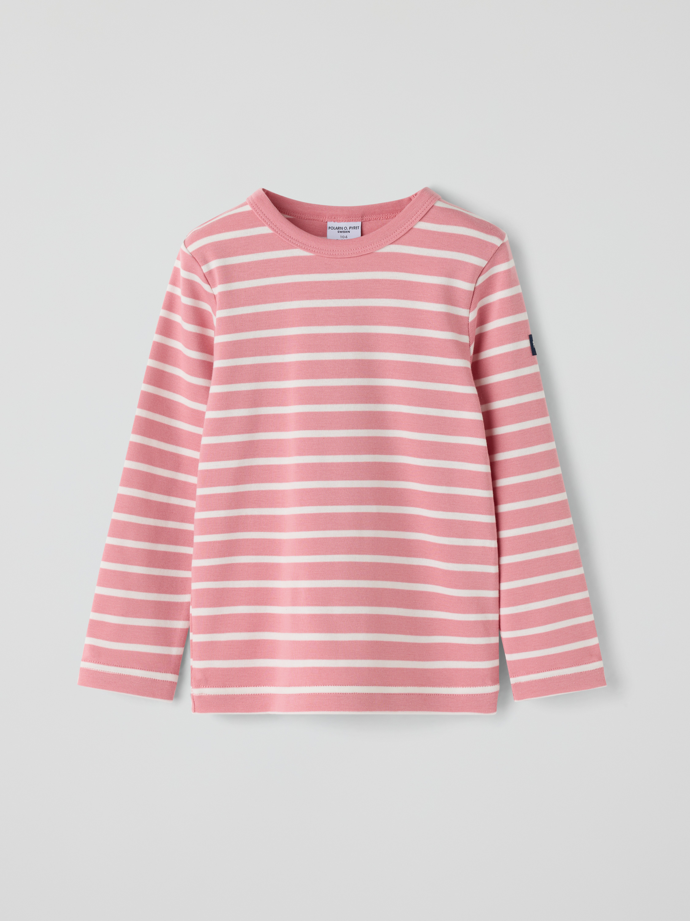 Långärmad t-shirt randig