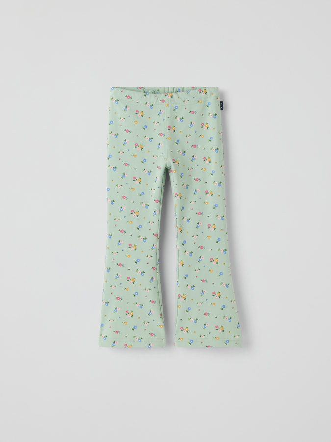 PLAY leggings utsvängda ben blommiga